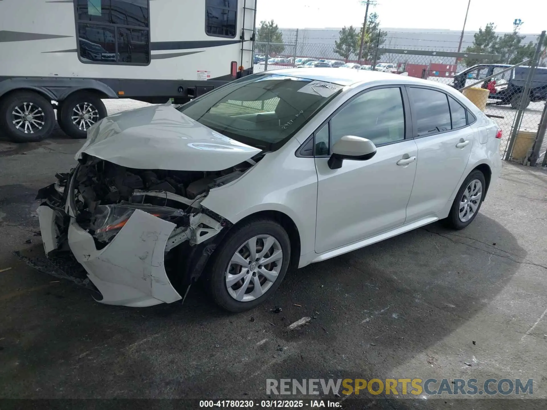 2 Photograph of a damaged car JTDEPMAEXMJ142987 TOYOTA COROLLA 2021