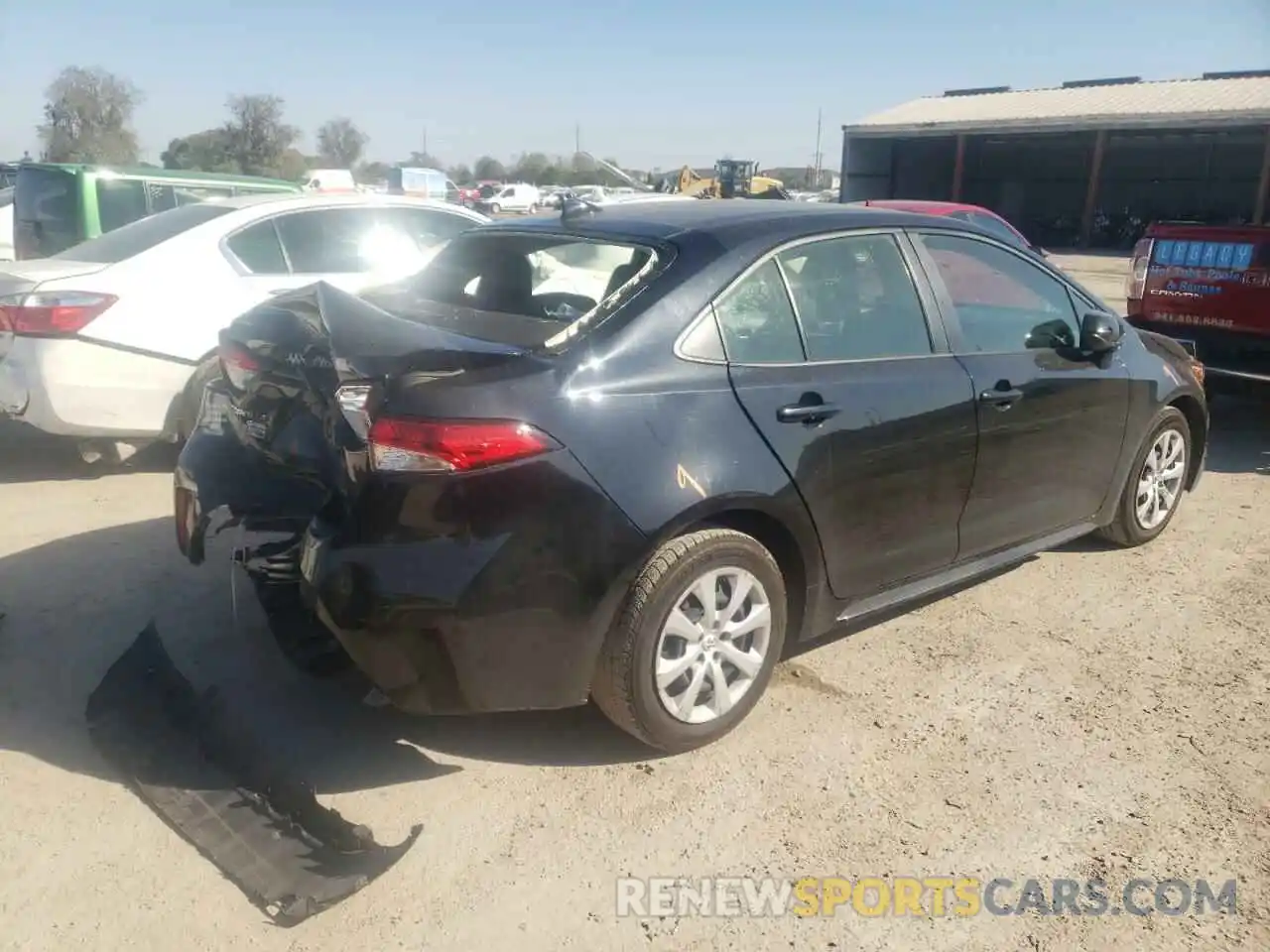 4 Photograph of a damaged car JTDEPMAEXMJ143864 TOYOTA COROLLA 2021