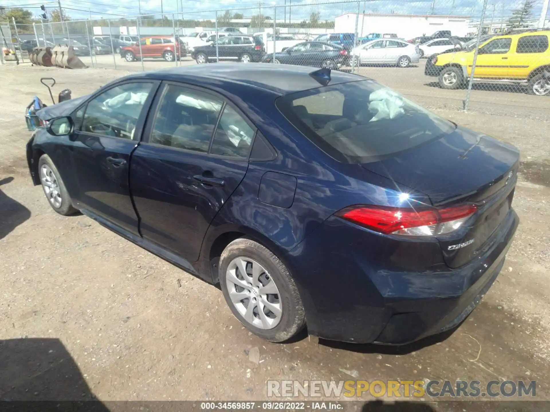 3 Photograph of a damaged car JTDEPMAEXMJ143914 TOYOTA COROLLA 2021