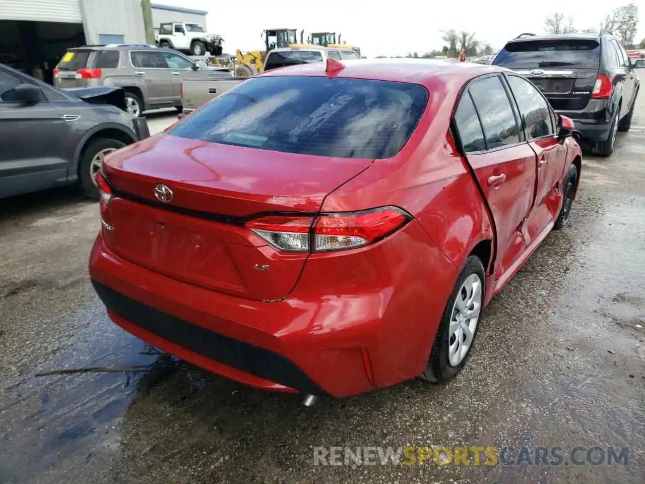 4 Photograph of a damaged car JTDEPMAEXMJ144321 TOYOTA COROLLA 2021