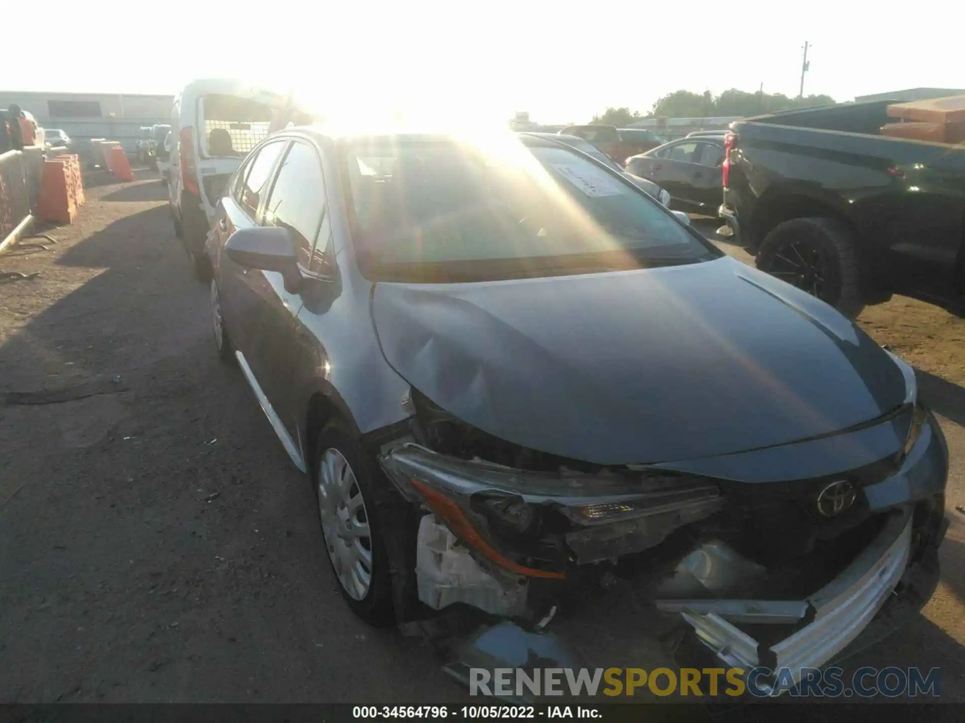 1 Photograph of a damaged car JTDEPMAEXMJ146117 TOYOTA COROLLA 2021