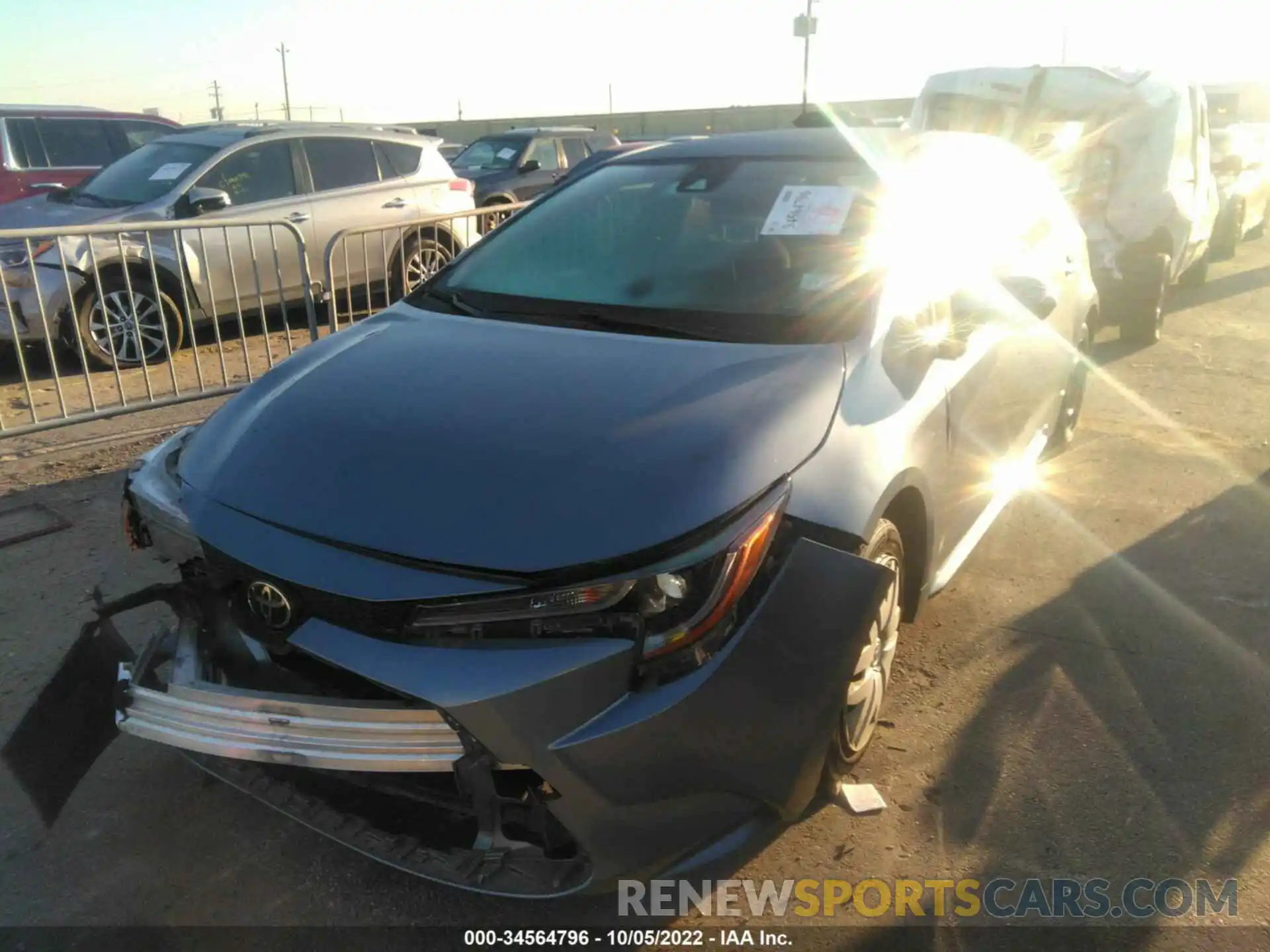 2 Photograph of a damaged car JTDEPMAEXMJ146117 TOYOTA COROLLA 2021