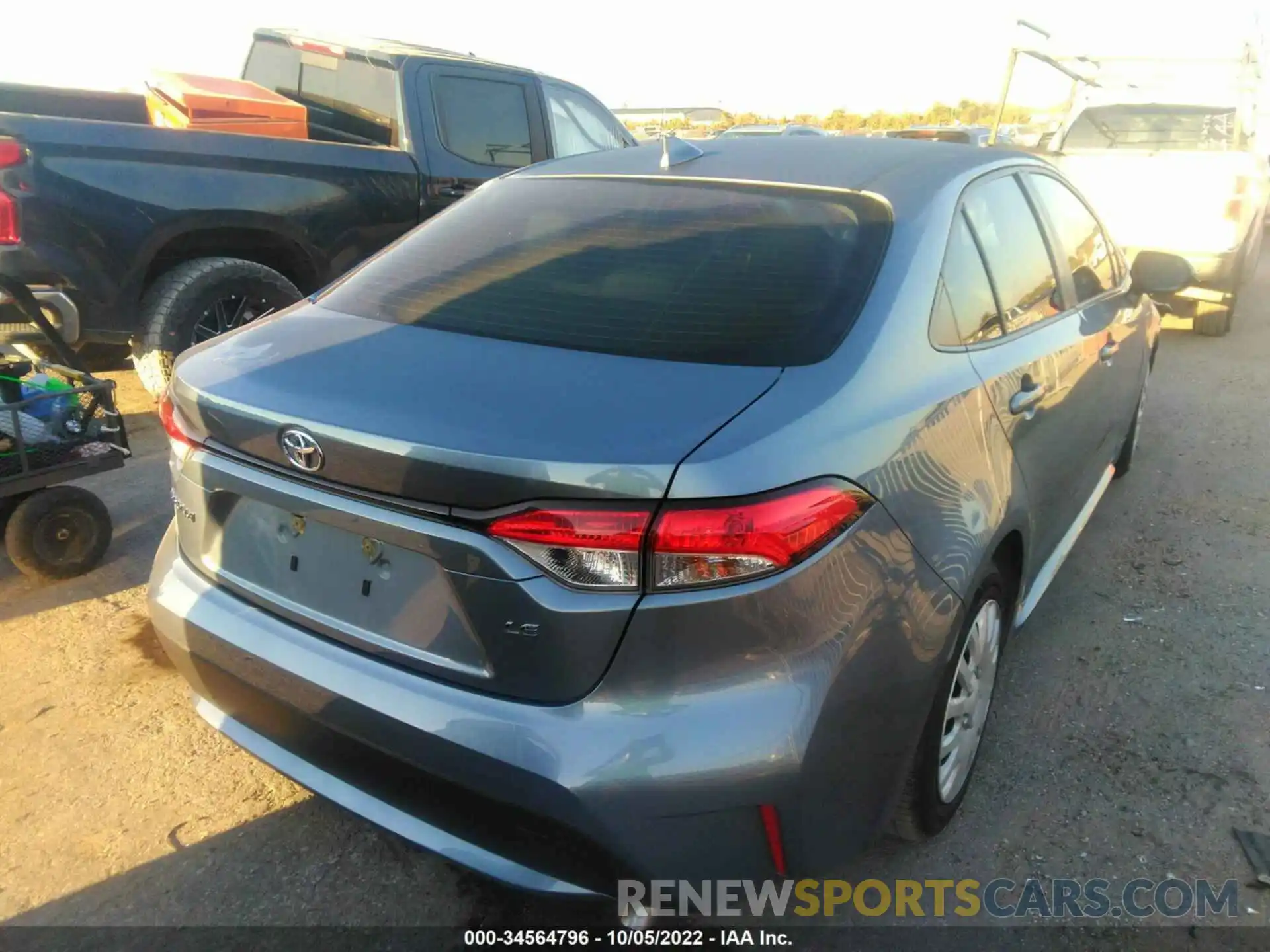 4 Photograph of a damaged car JTDEPMAEXMJ146117 TOYOTA COROLLA 2021