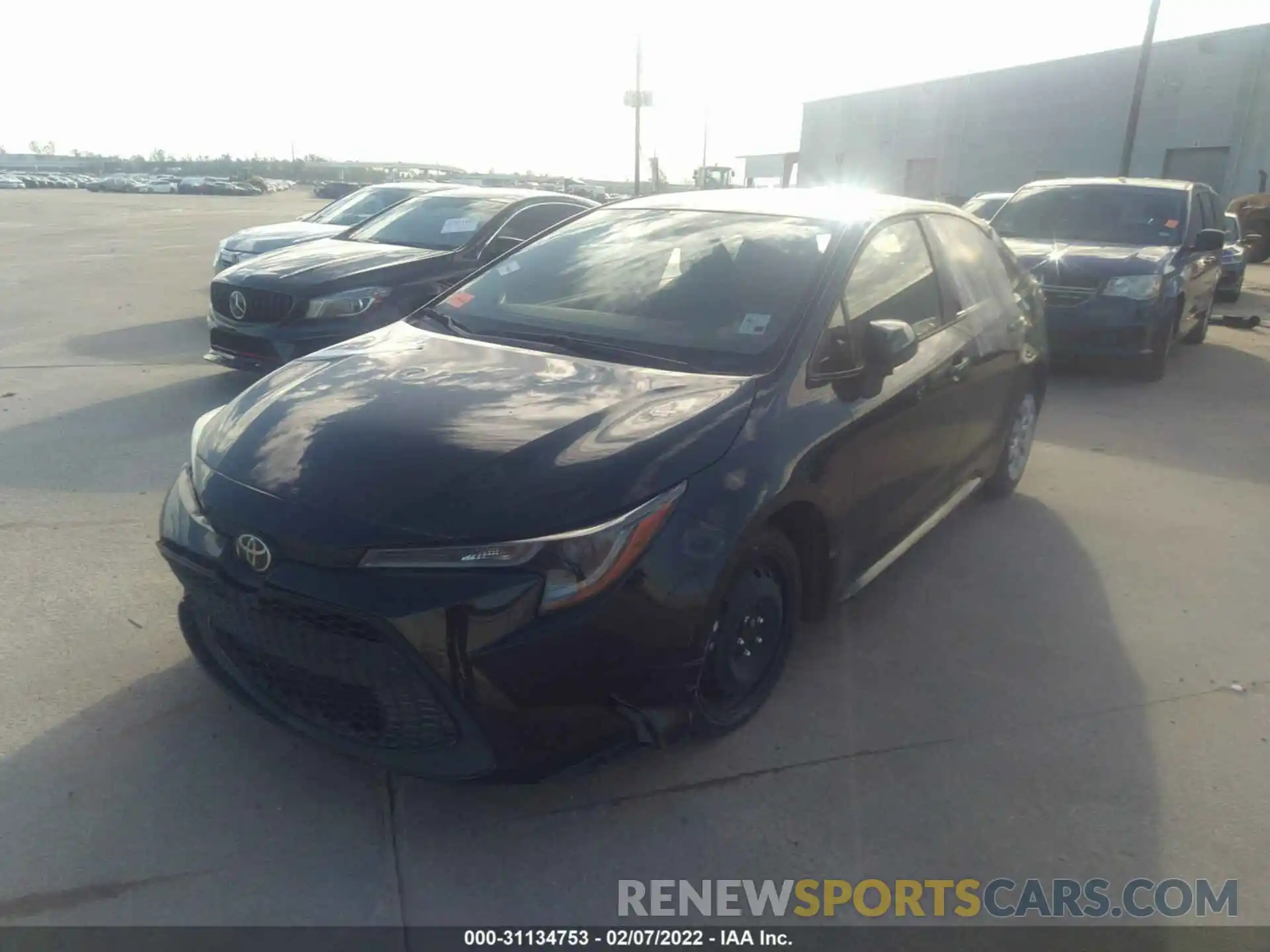 2 Photograph of a damaged car JTDEPMAEXMJ146165 TOYOTA COROLLA 2021