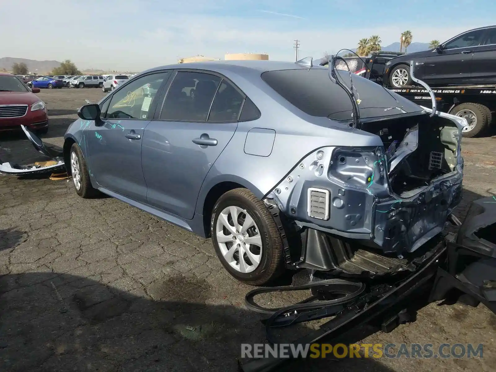 3 Photograph of a damaged car JTDEPMAEXMJ148045 TOYOTA COROLLA 2021