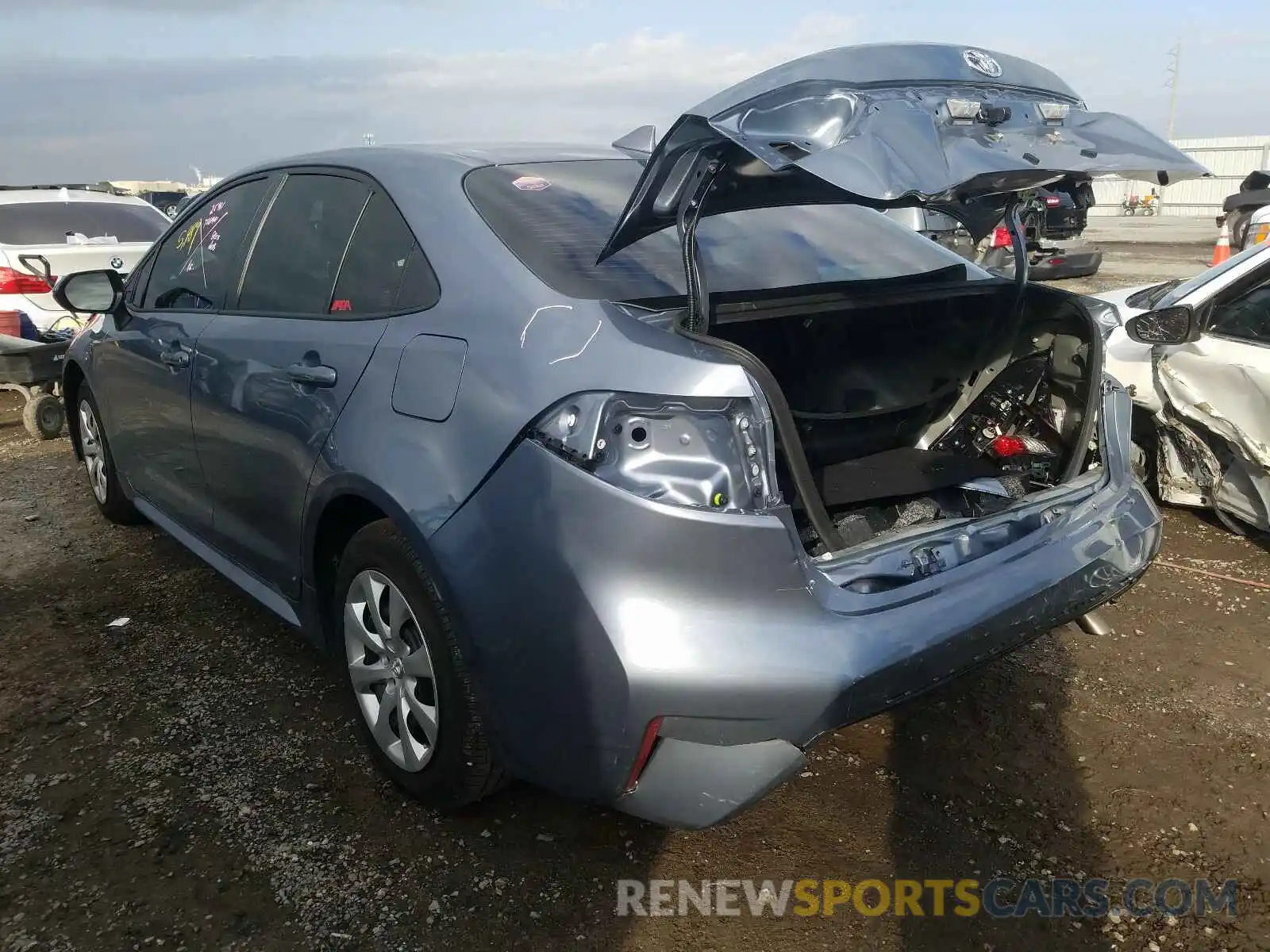 3 Photograph of a damaged car JTDEPMAEXMJ148384 TOYOTA COROLLA 2021