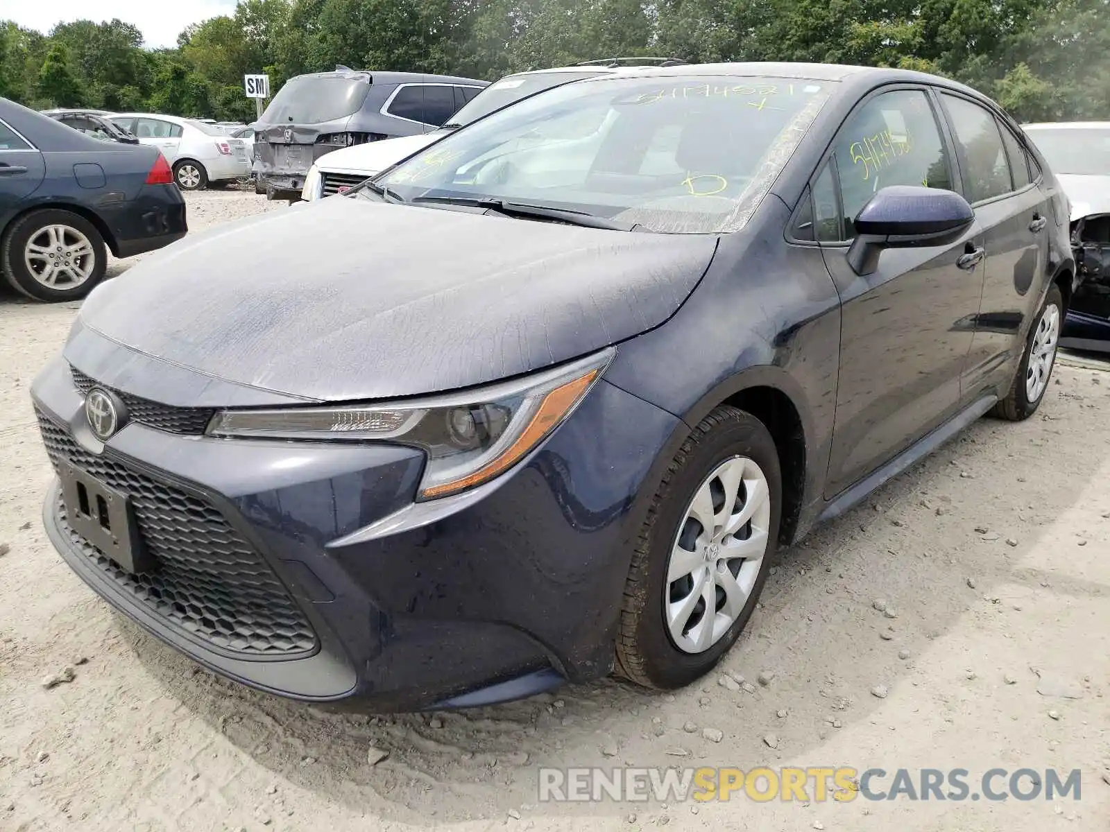 2 Photograph of a damaged car JTDEPMAEXMJ150085 TOYOTA COROLLA 2021