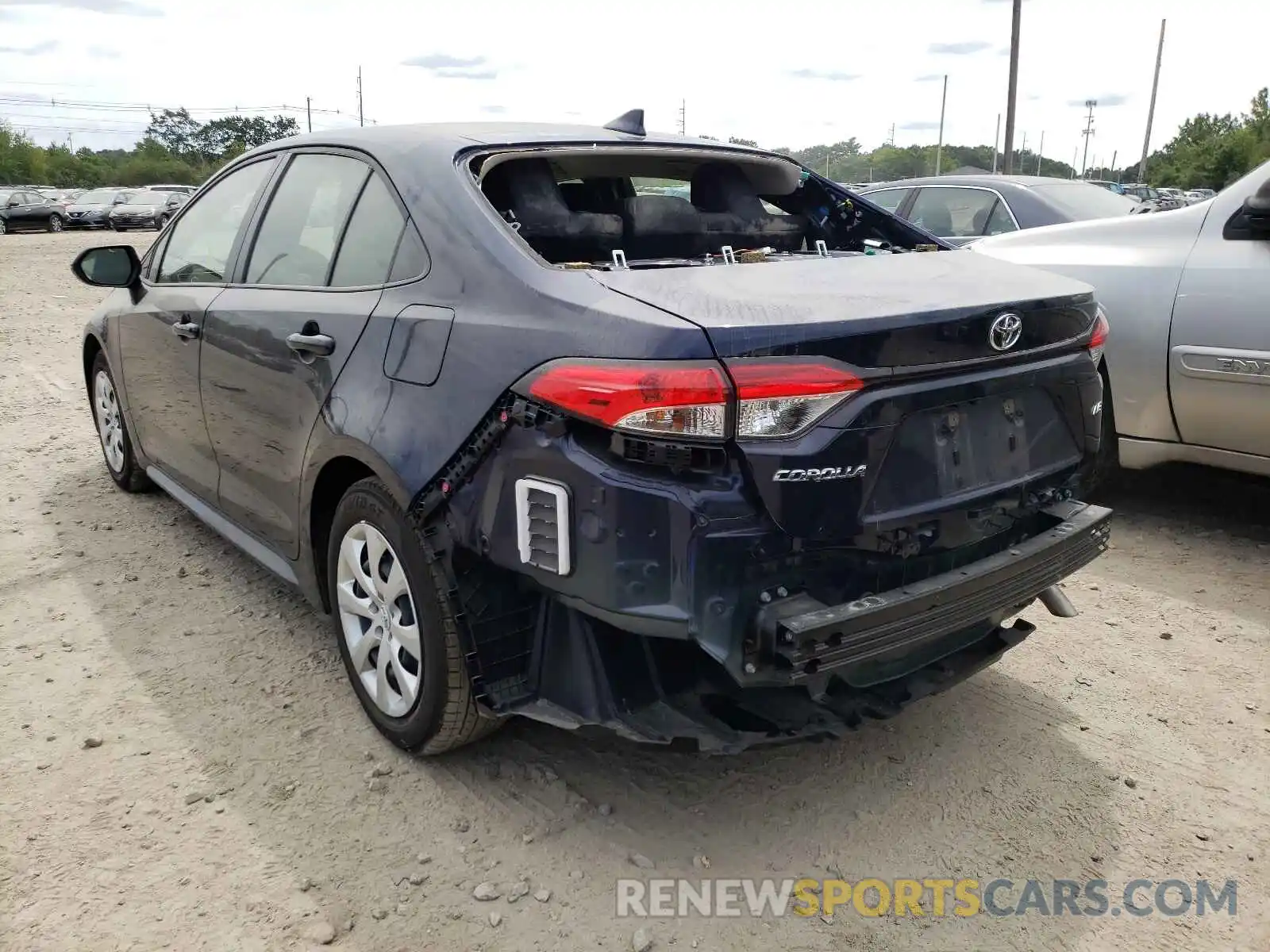 3 Photograph of a damaged car JTDEPMAEXMJ150085 TOYOTA COROLLA 2021