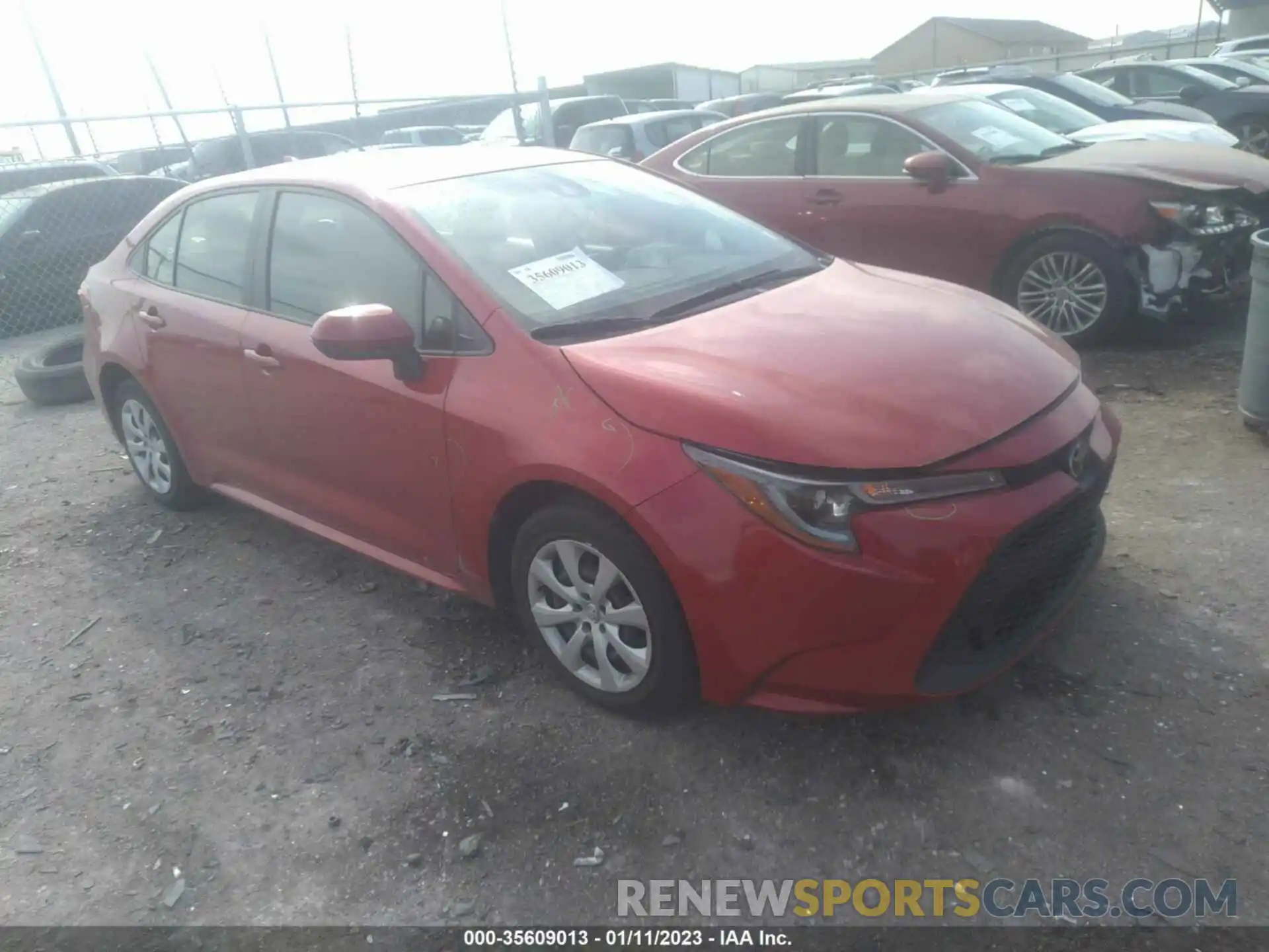 1 Photograph of a damaged car JTDEPMAEXMJ150636 TOYOTA COROLLA 2021