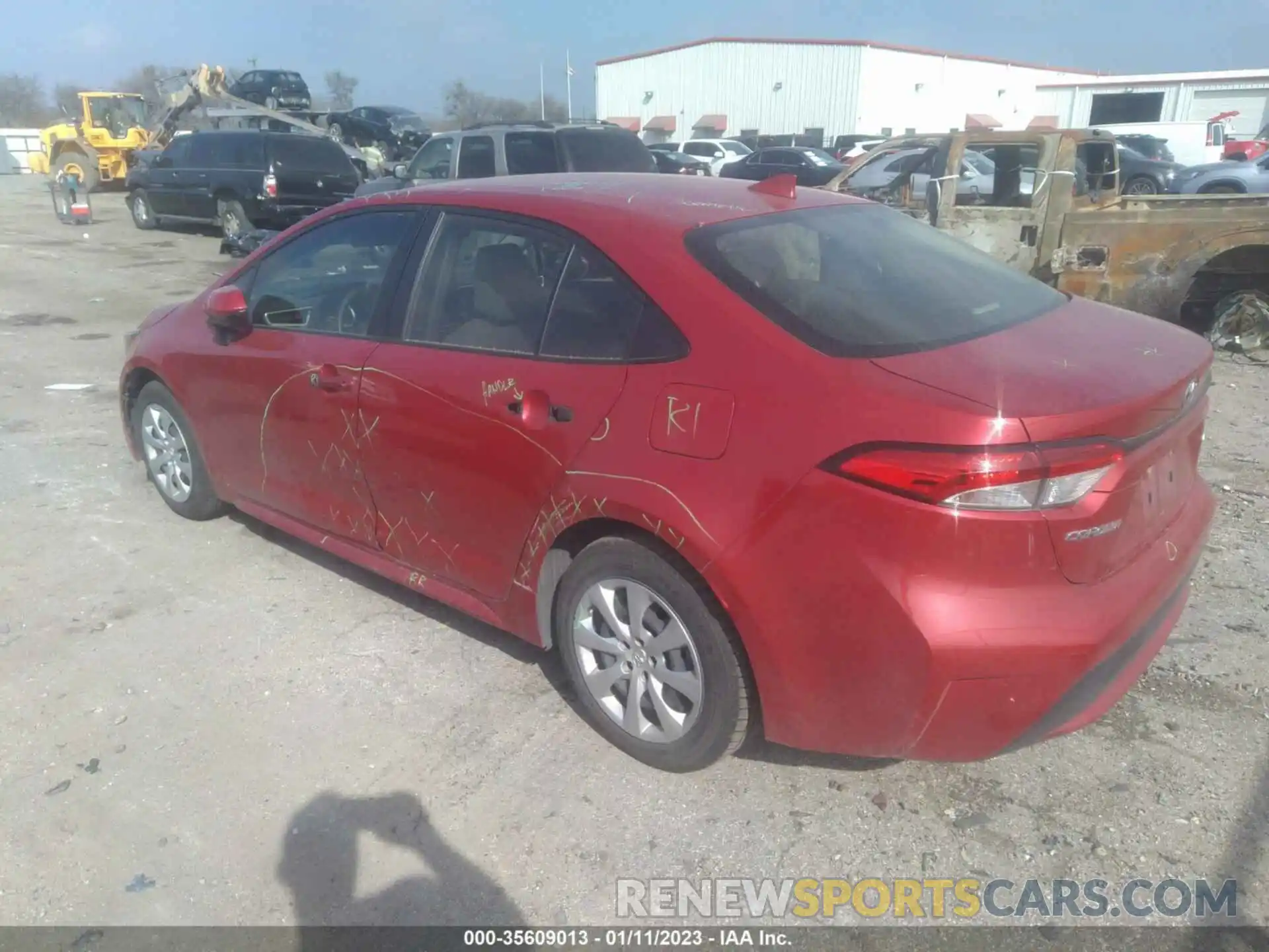 3 Photograph of a damaged car JTDEPMAEXMJ150636 TOYOTA COROLLA 2021