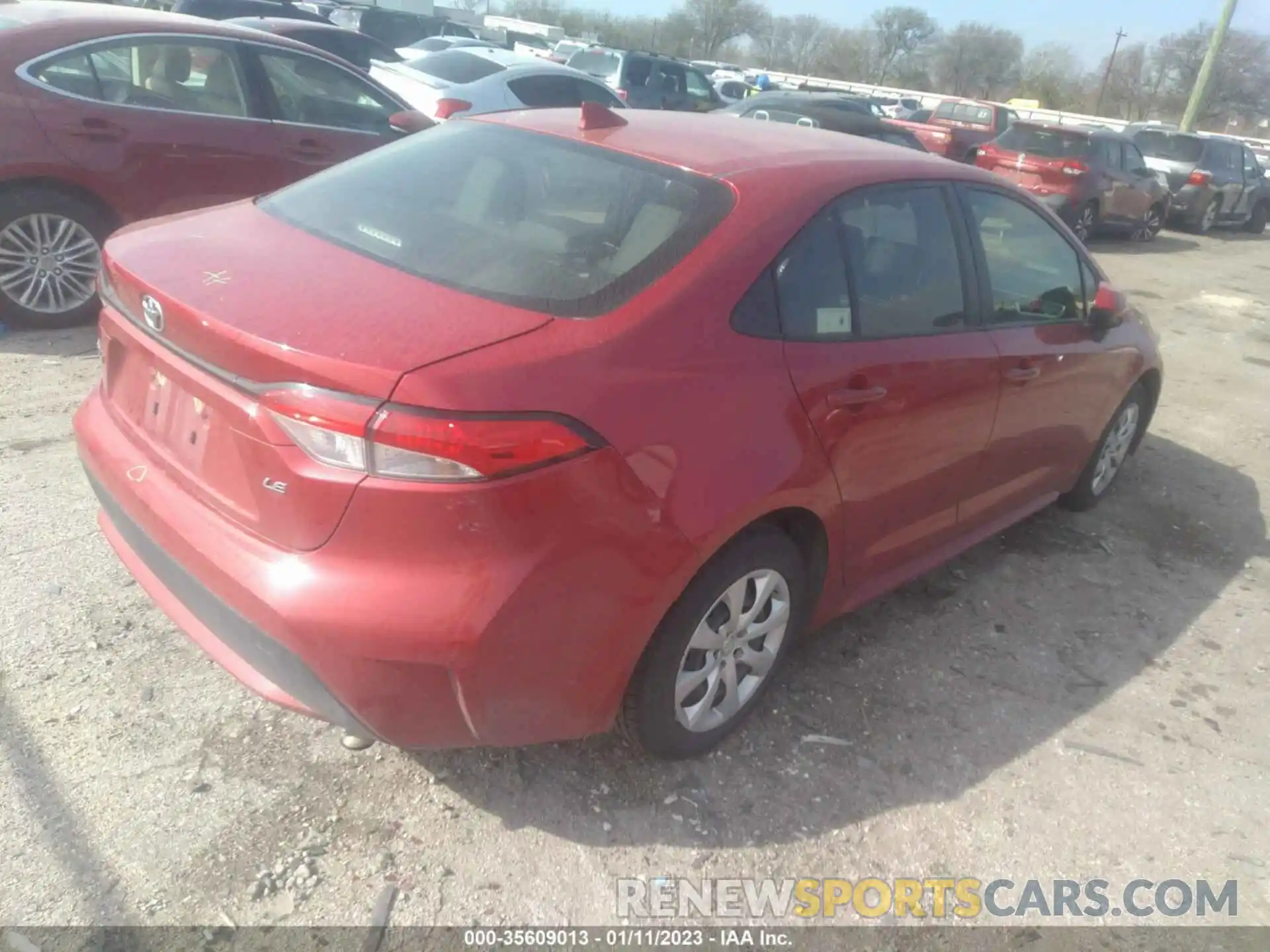 4 Photograph of a damaged car JTDEPMAEXMJ150636 TOYOTA COROLLA 2021