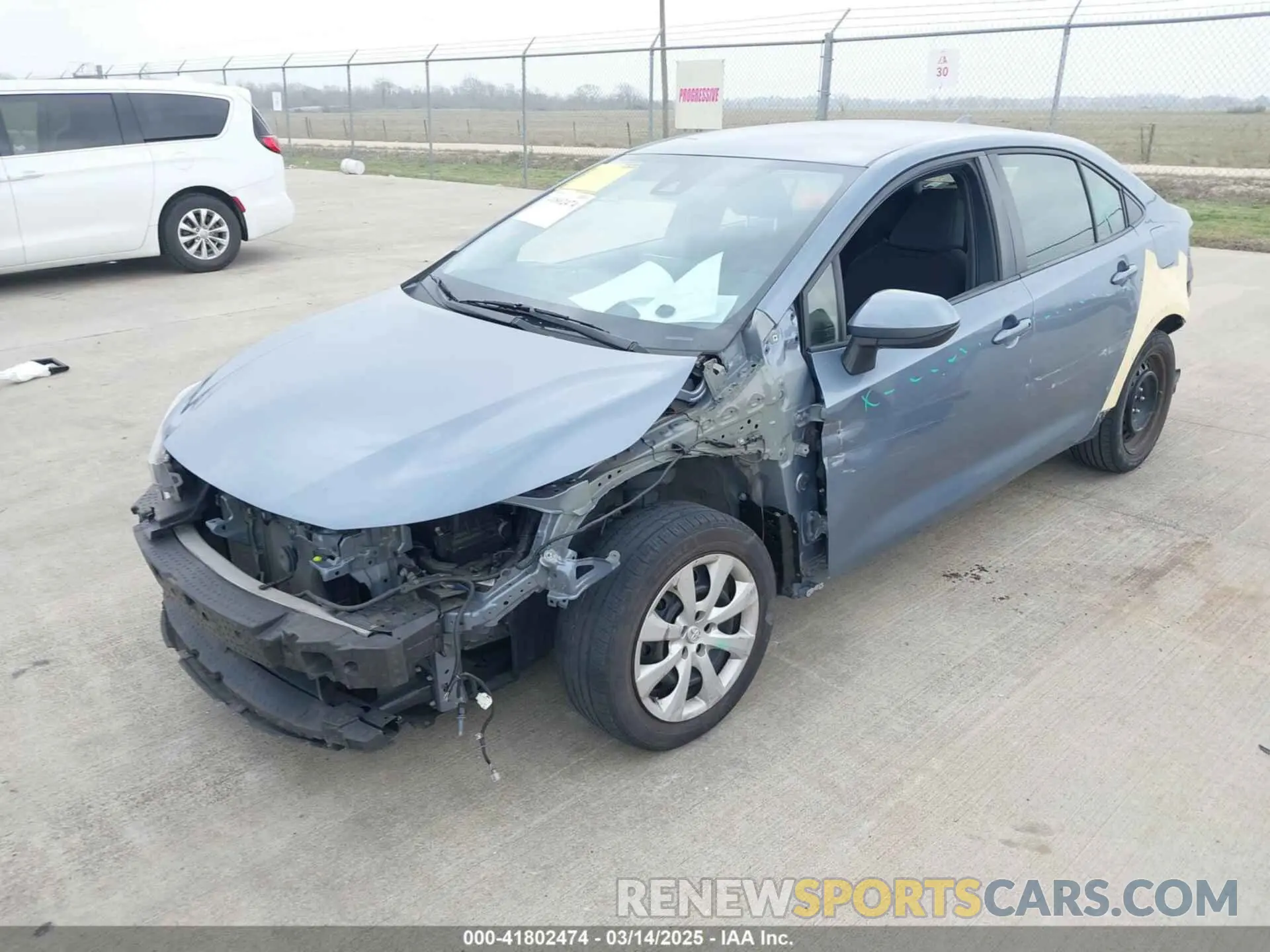 2 Photograph of a damaged car JTDEPMAEXMJ151592 TOYOTA COROLLA 2021