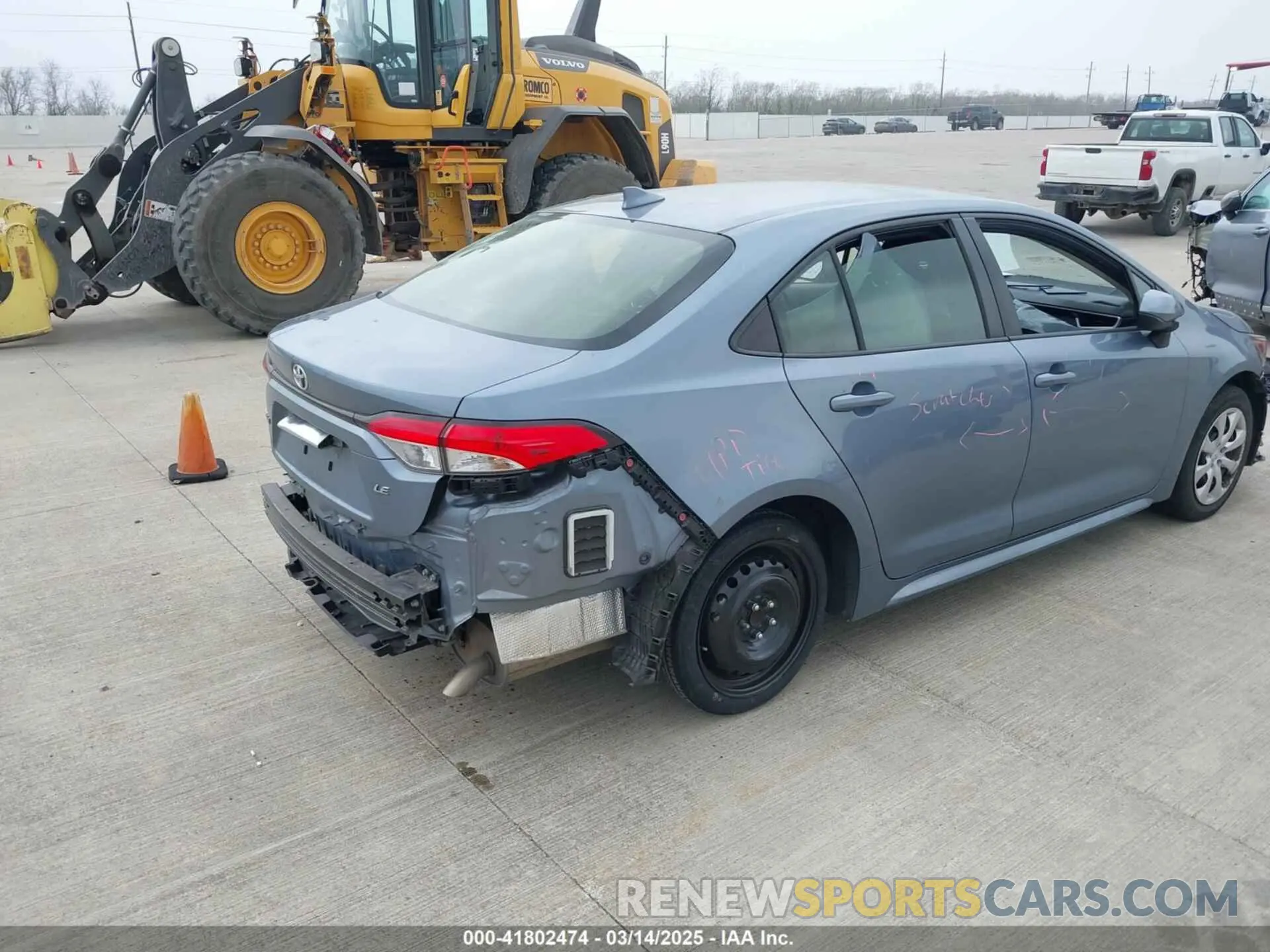 4 Photograph of a damaged car JTDEPMAEXMJ151592 TOYOTA COROLLA 2021