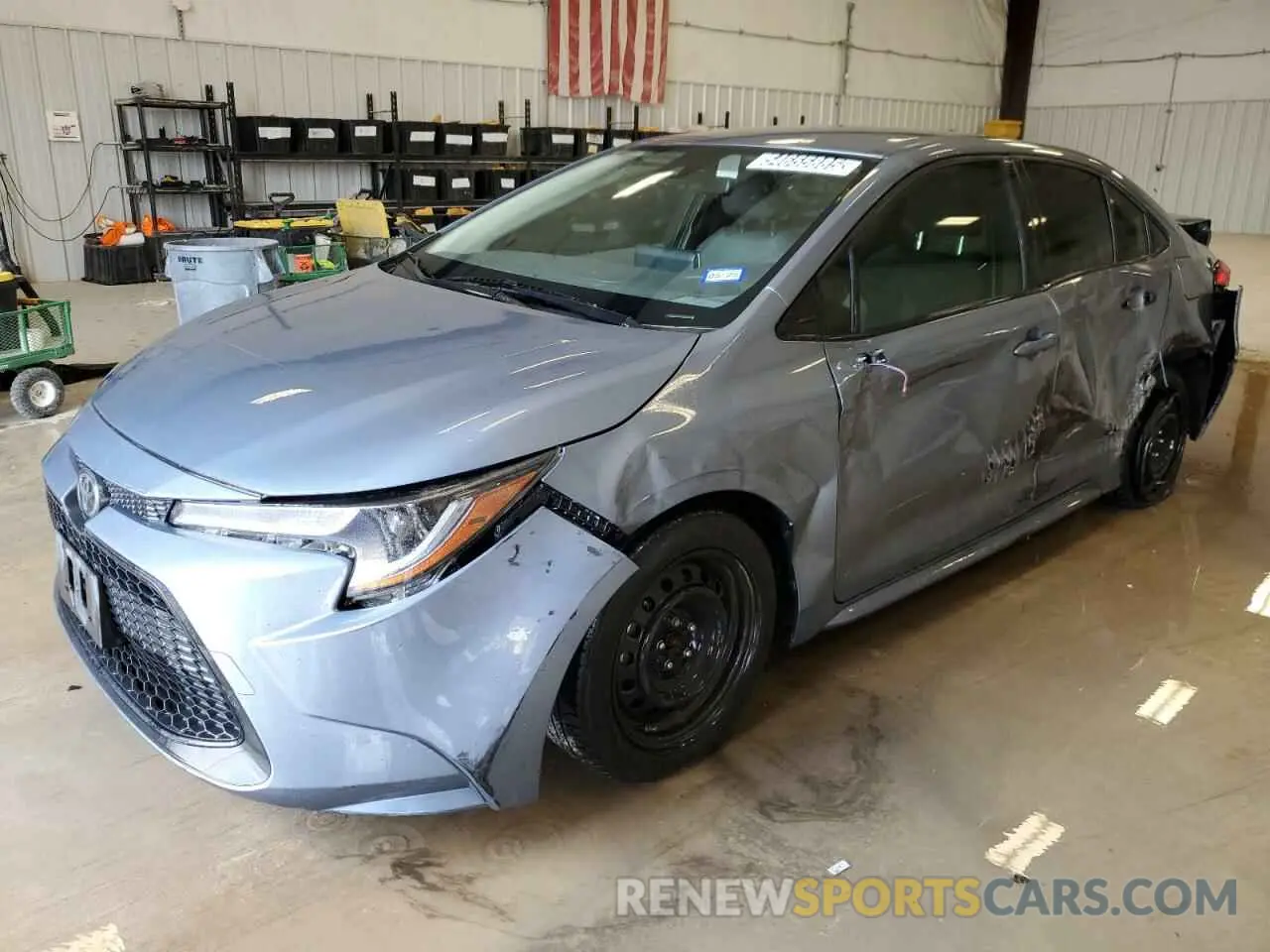 1 Photograph of a damaged car JTDEPMAEXMJ153603 TOYOTA COROLLA 2021