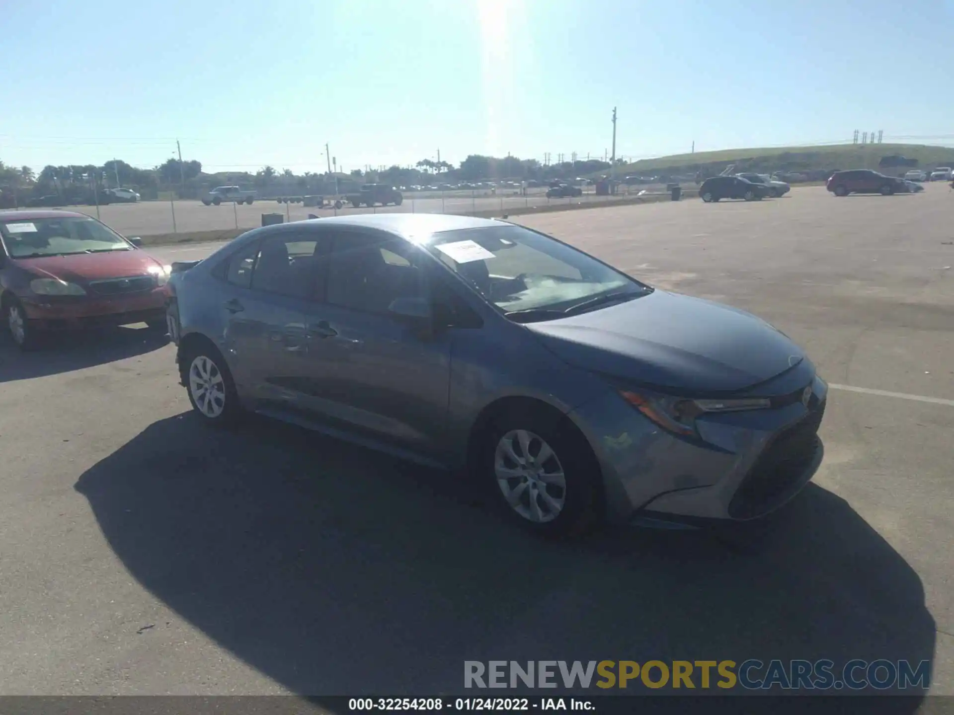 1 Photograph of a damaged car JTDEPMAEXMJ156694 TOYOTA COROLLA 2021