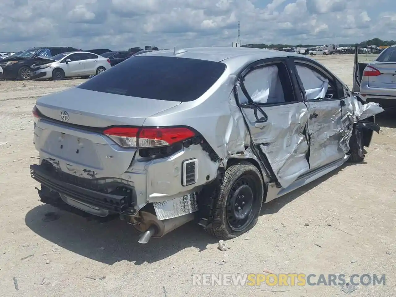 4 Photograph of a damaged car JTDEPMAEXMJ156985 TOYOTA COROLLA 2021