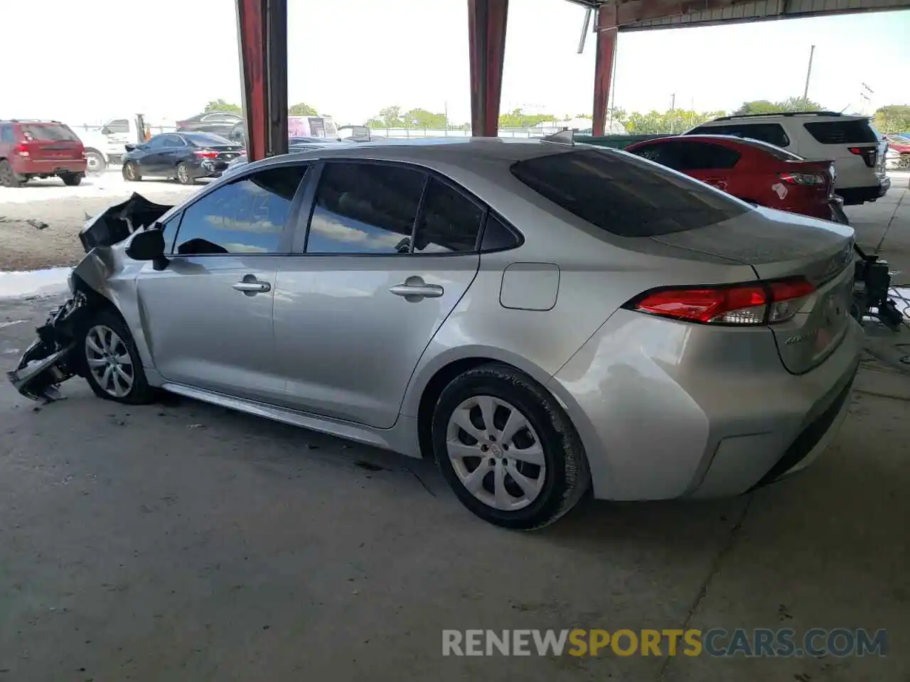 2 Photograph of a damaged car JTDEPMAEXMJ157053 TOYOTA COROLLA 2021