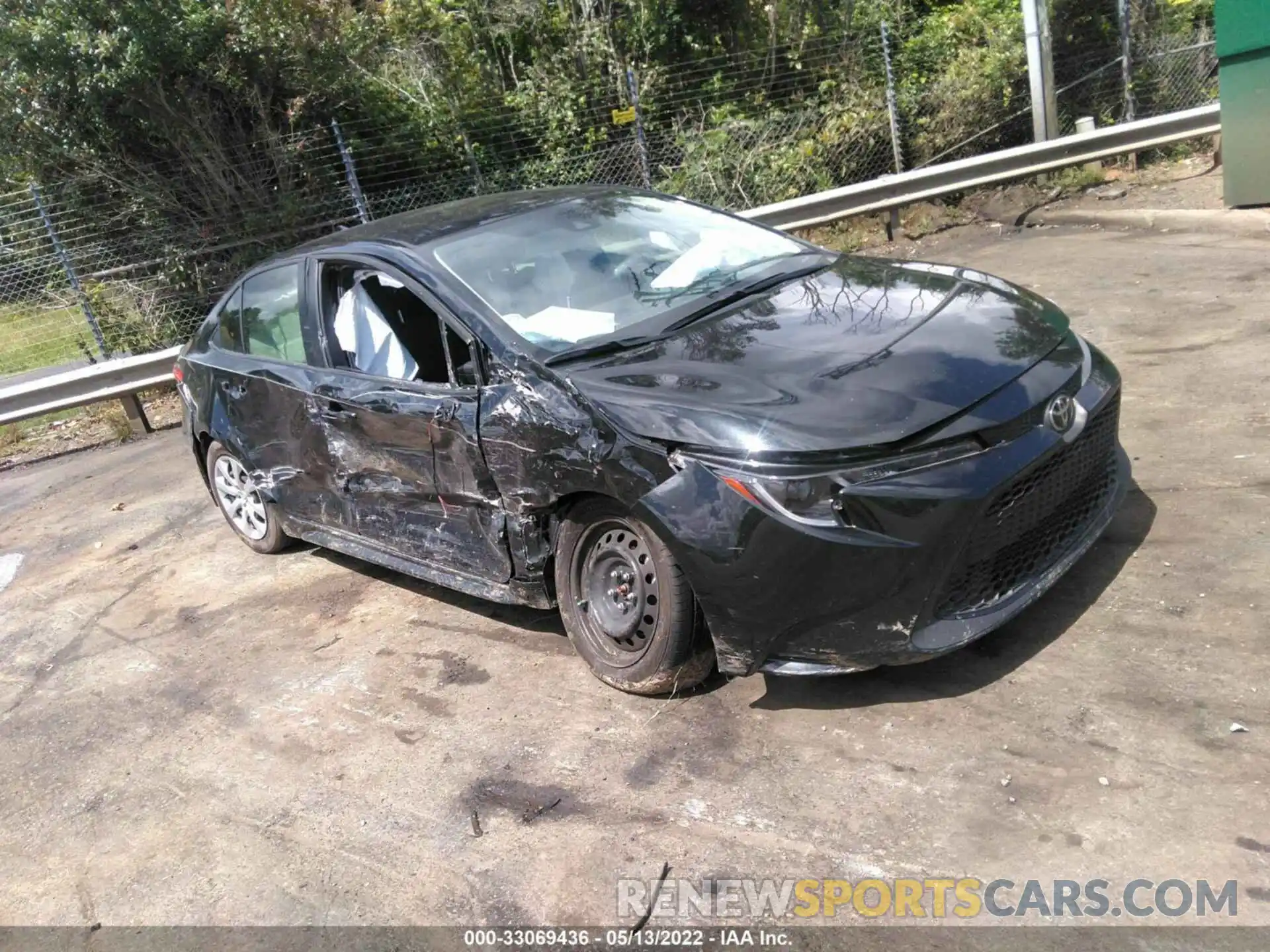 1 Photograph of a damaged car JTDEPMAEXMJ157523 TOYOTA COROLLA 2021