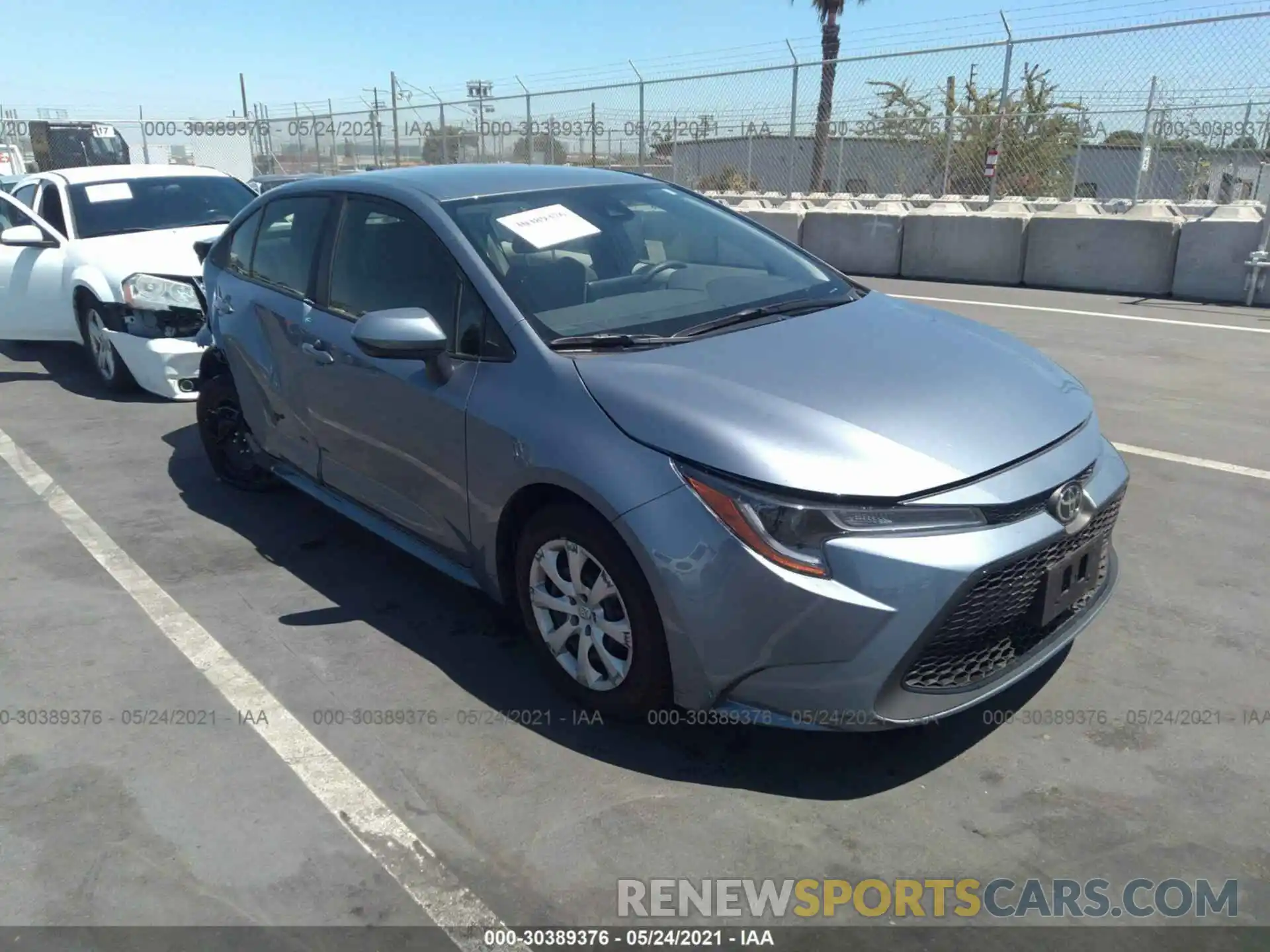 1 Photograph of a damaged car JTDEPMAEXMJ157697 TOYOTA COROLLA 2021