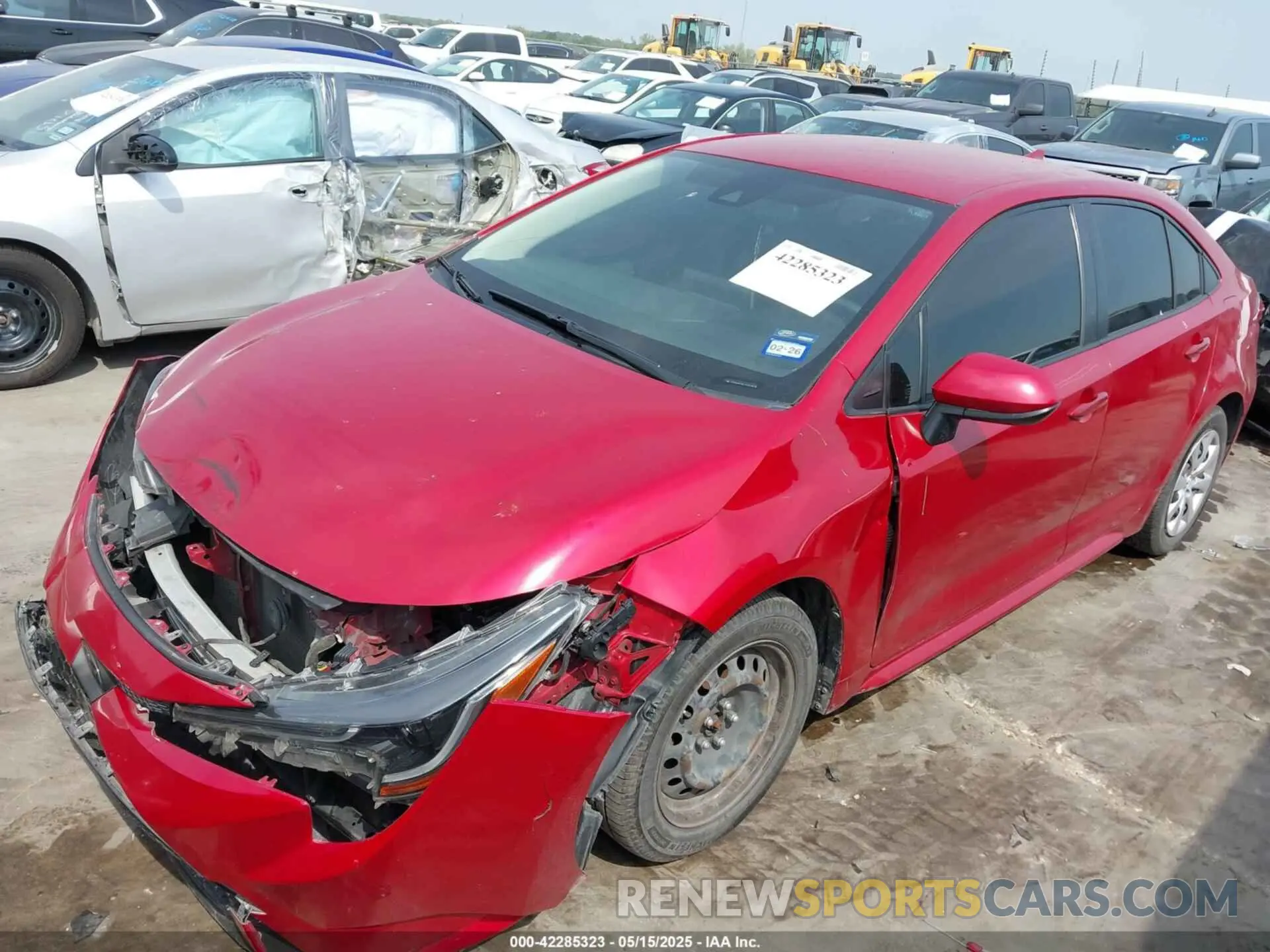 2 Photograph of a damaged car JTDEPMAEXMJ158039 TOYOTA COROLLA 2021