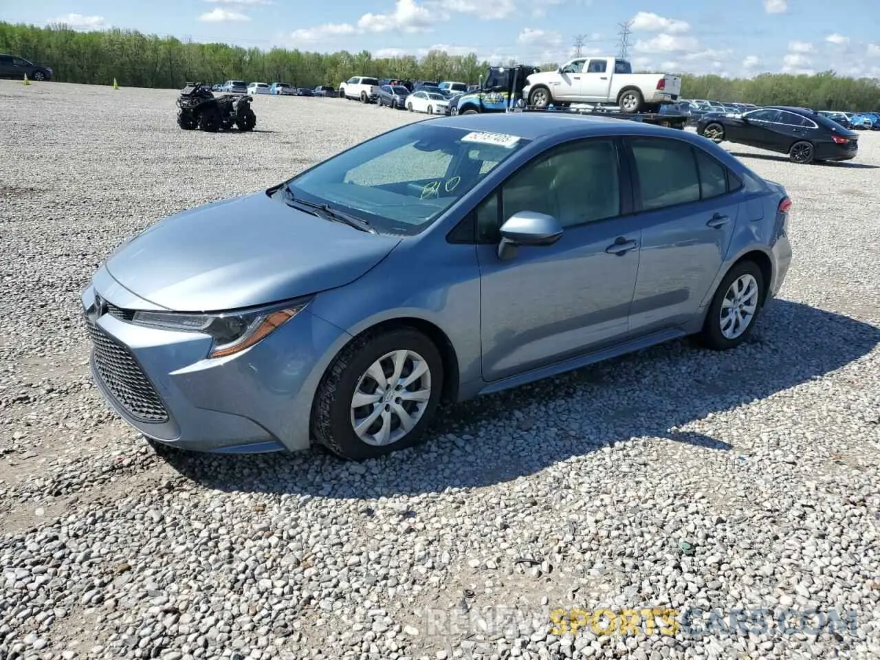 1 Photograph of a damaged car JTDEPMAEXMJ158848 TOYOTA COROLLA 2021