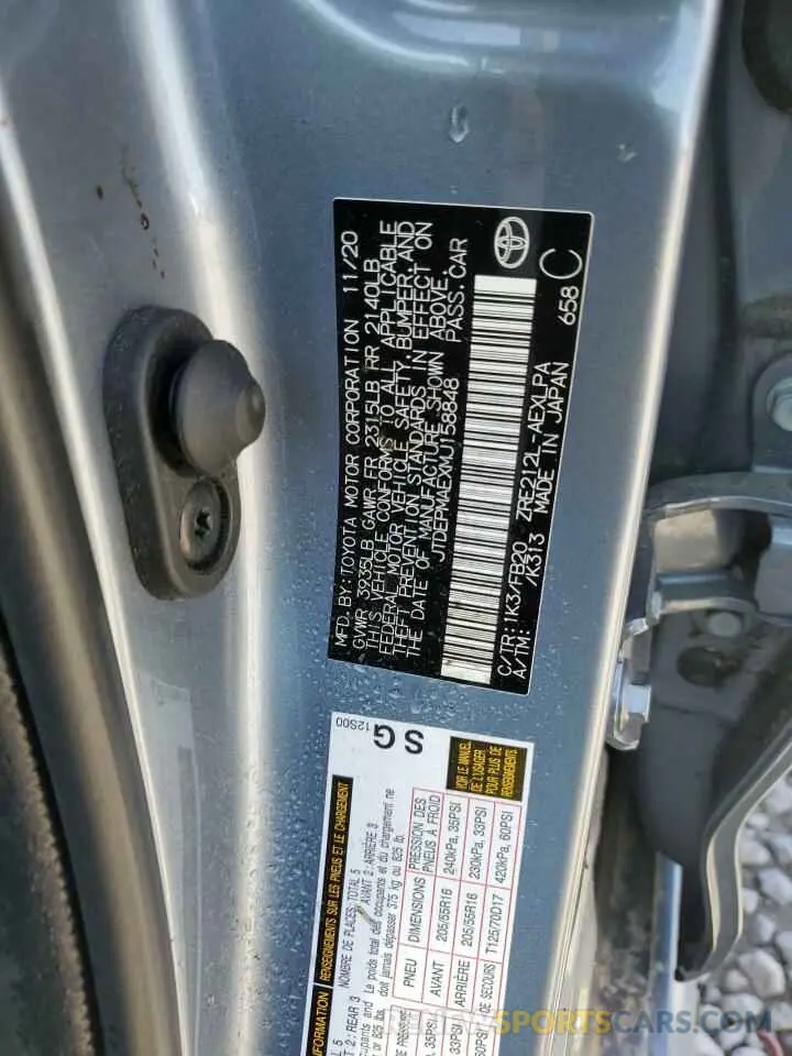 13 Photograph of a damaged car JTDEPMAEXMJ158848 TOYOTA COROLLA 2021