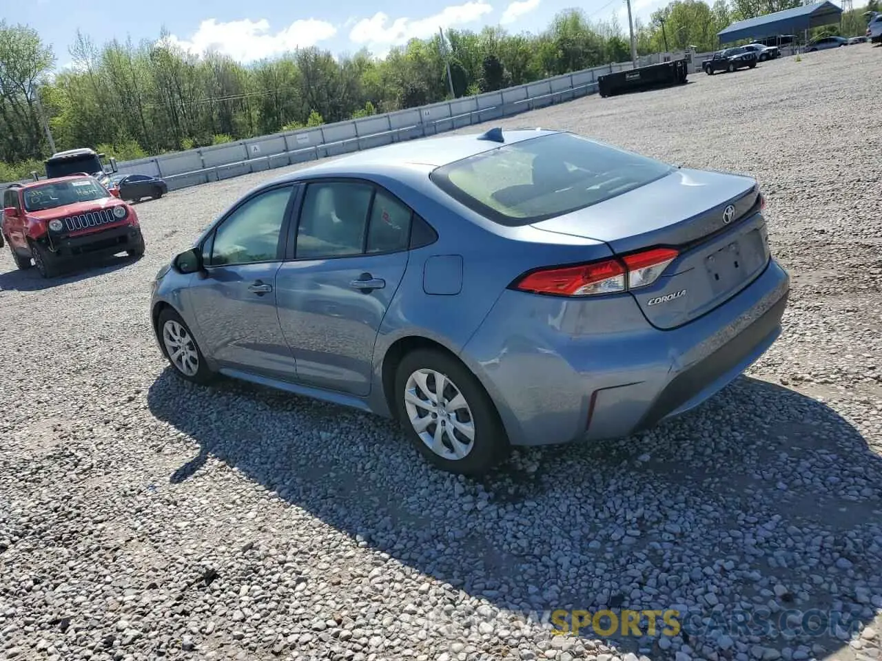 2 Photograph of a damaged car JTDEPMAEXMJ158848 TOYOTA COROLLA 2021