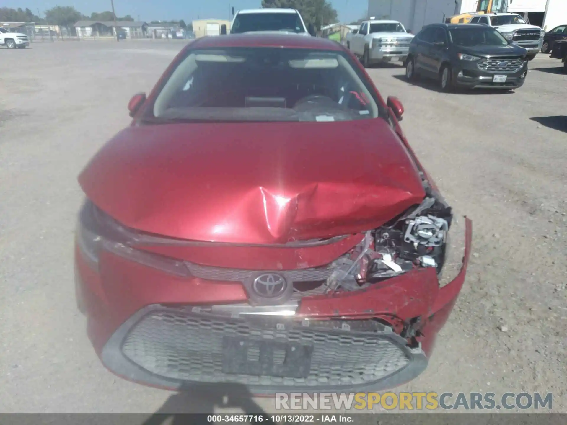 10 Photograph of a damaged car JTDEPMAEXMJ158980 TOYOTA COROLLA 2021