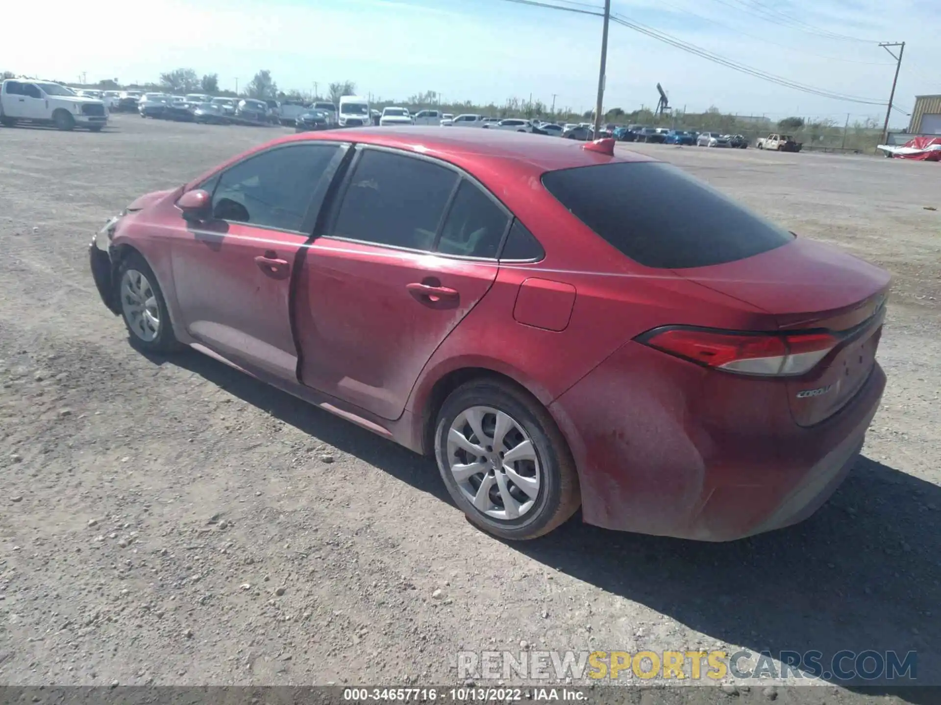 3 Photograph of a damaged car JTDEPMAEXMJ158980 TOYOTA COROLLA 2021