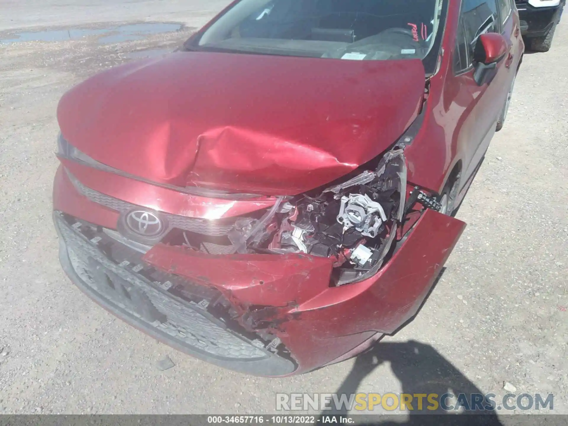 6 Photograph of a damaged car JTDEPMAEXMJ158980 TOYOTA COROLLA 2021