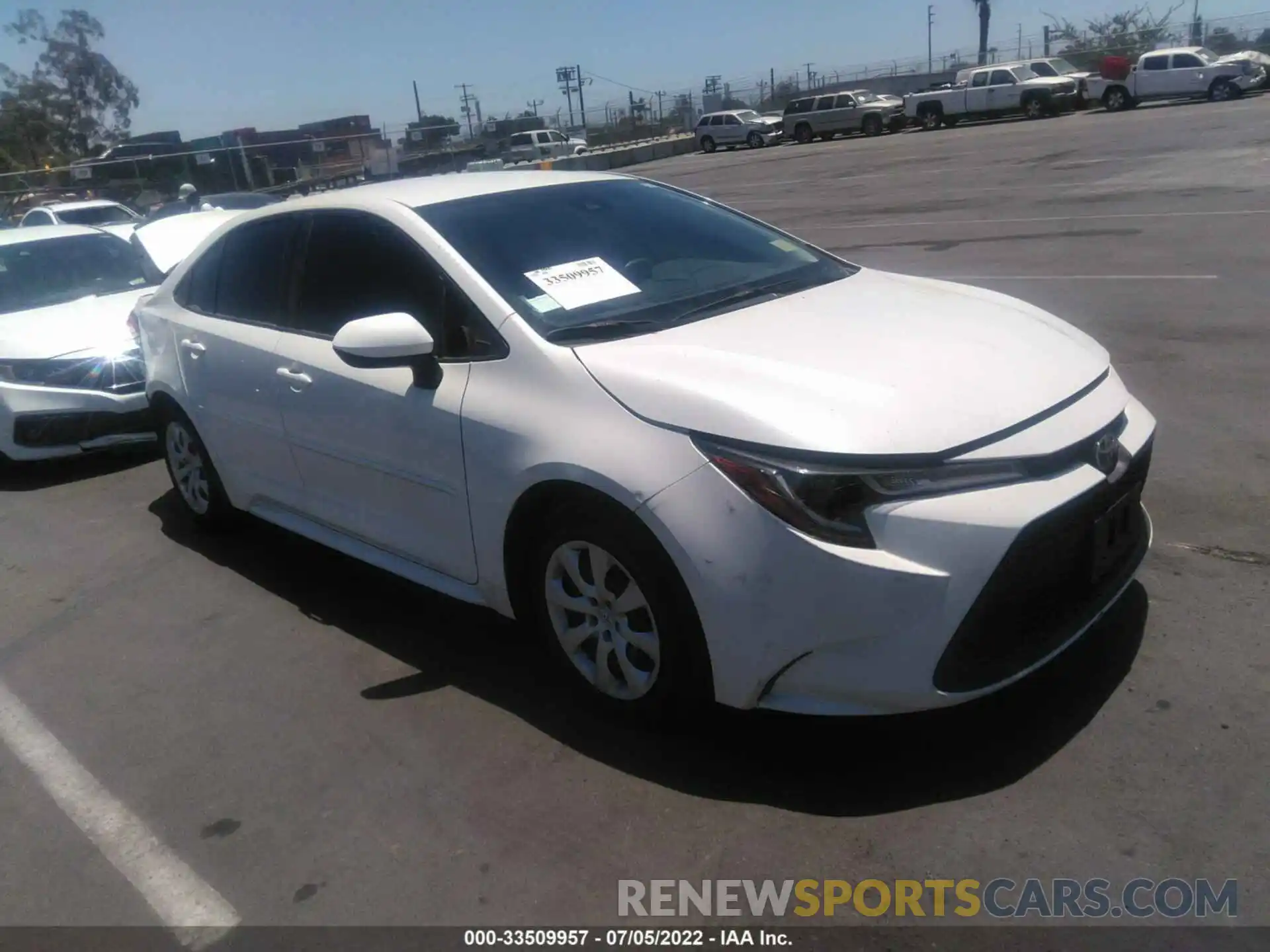 1 Photograph of a damaged car JTDEPMAEXMJ160616 TOYOTA COROLLA 2021