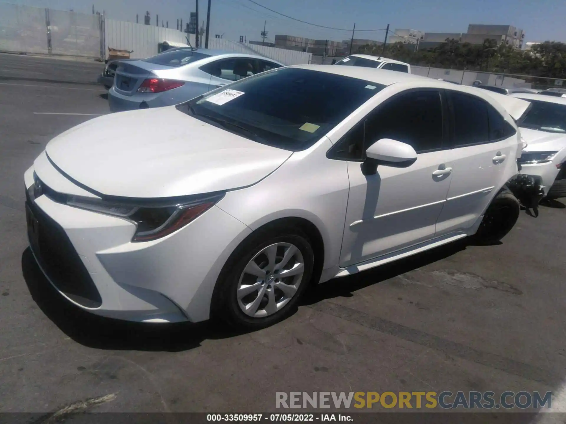 2 Photograph of a damaged car JTDEPMAEXMJ160616 TOYOTA COROLLA 2021