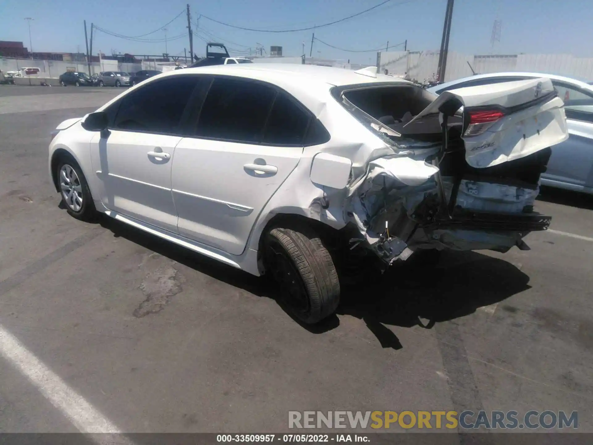 3 Photograph of a damaged car JTDEPMAEXMJ160616 TOYOTA COROLLA 2021