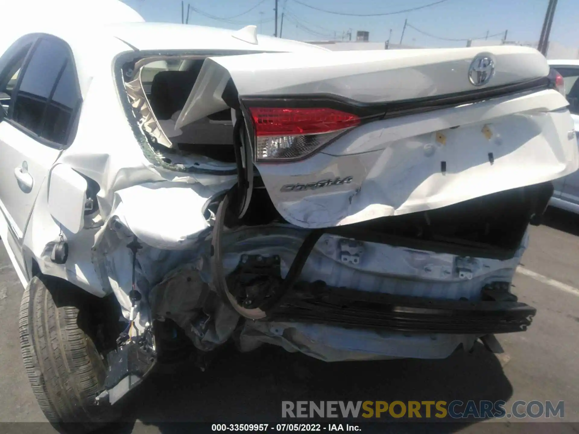 6 Photograph of a damaged car JTDEPMAEXMJ160616 TOYOTA COROLLA 2021