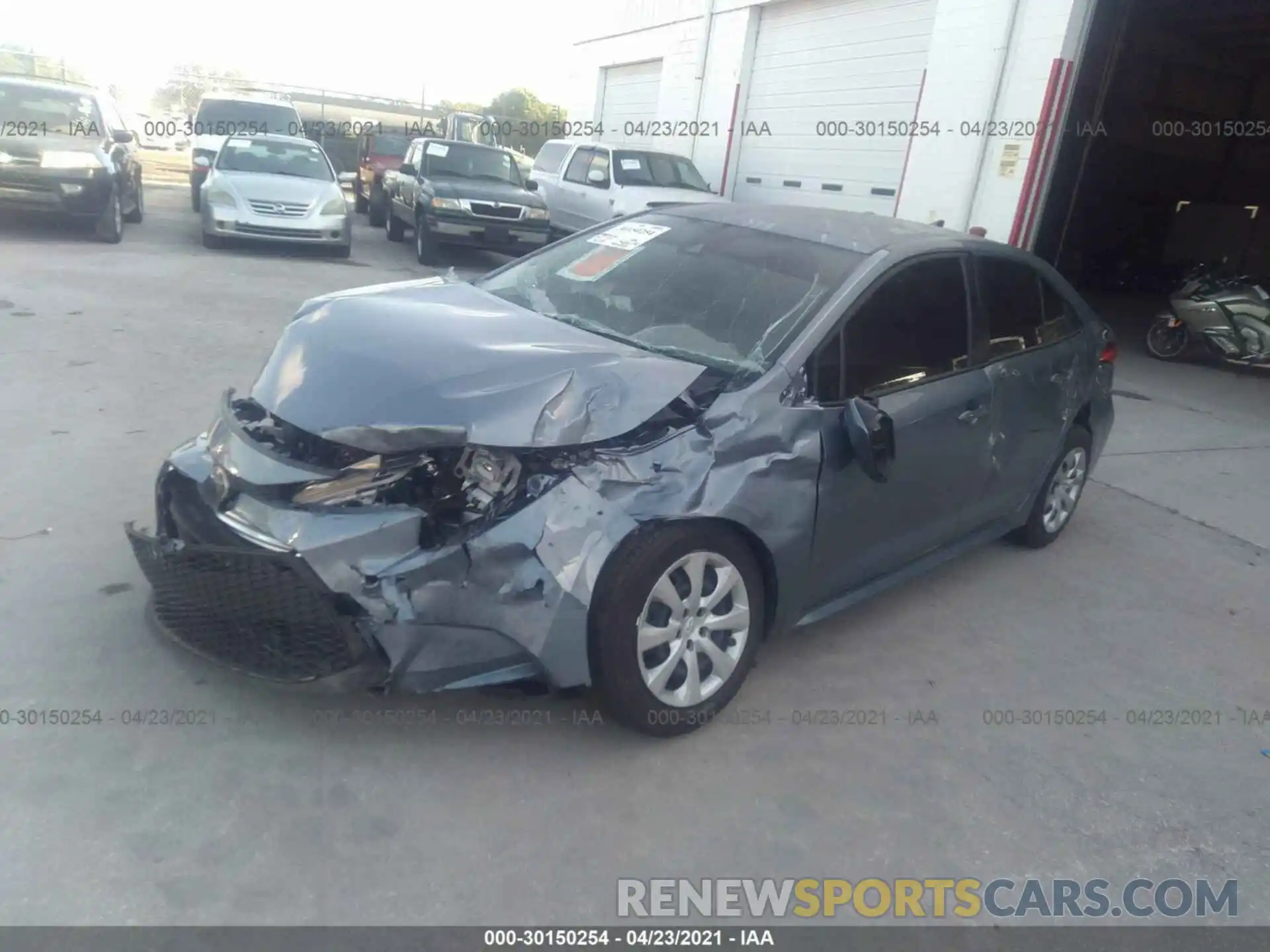 2 Photograph of a damaged car JTDEPMAEXMJ160826 TOYOTA COROLLA 2021