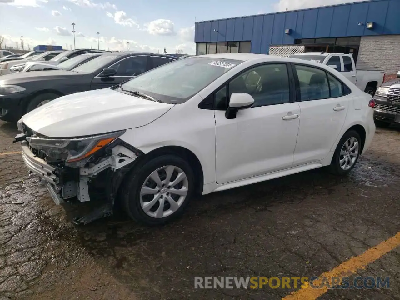 1 Photograph of a damaged car JTDEPMAEXMJ161412 TOYOTA COROLLA 2021