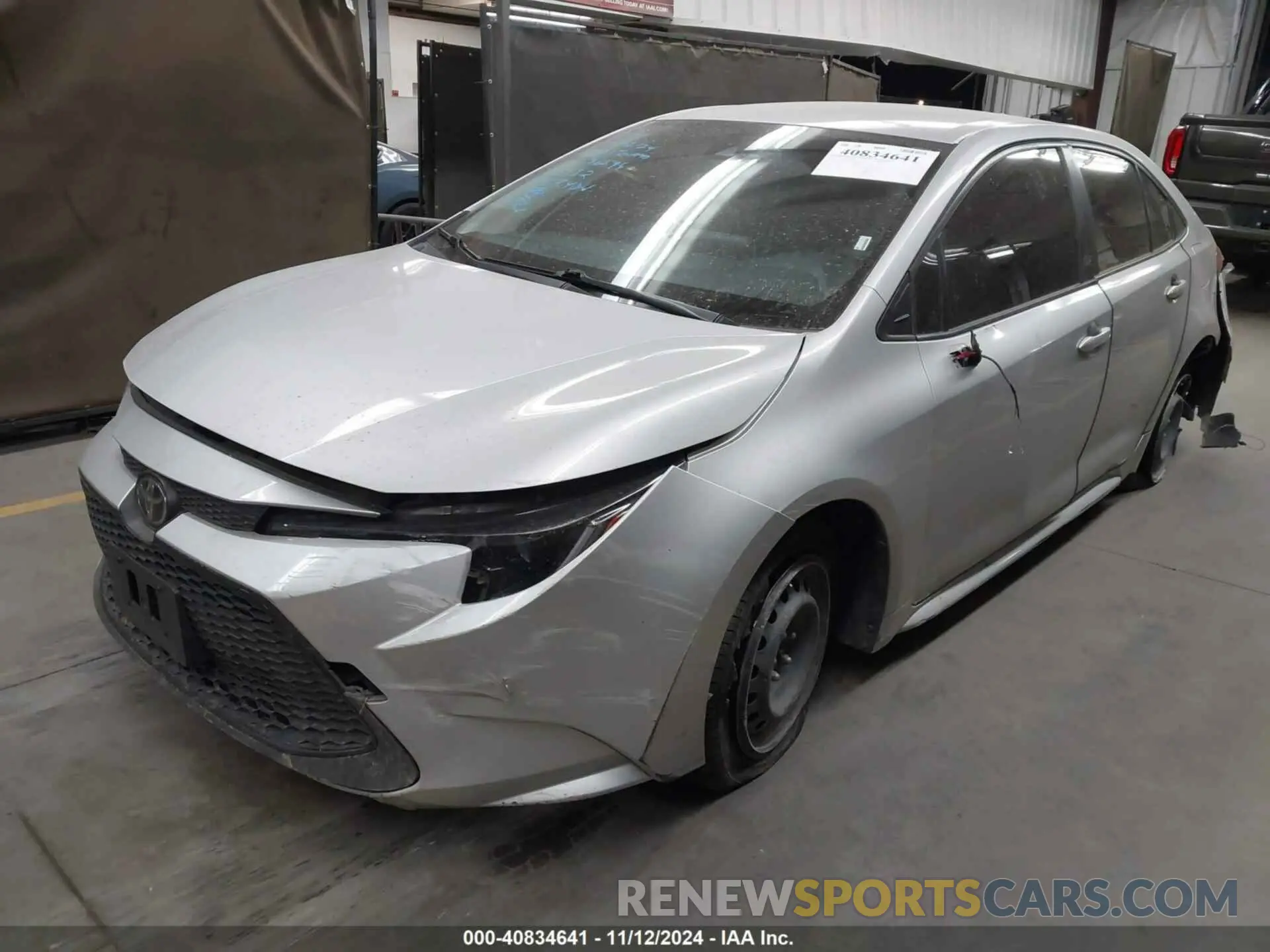 2 Photograph of a damaged car JTDEPMAEXMJ162432 TOYOTA COROLLA 2021