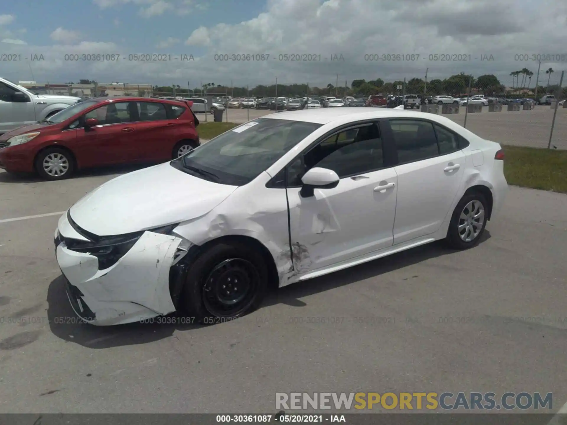 2 Photograph of a damaged car JTDEPMAEXMJ163905 TOYOTA COROLLA 2021