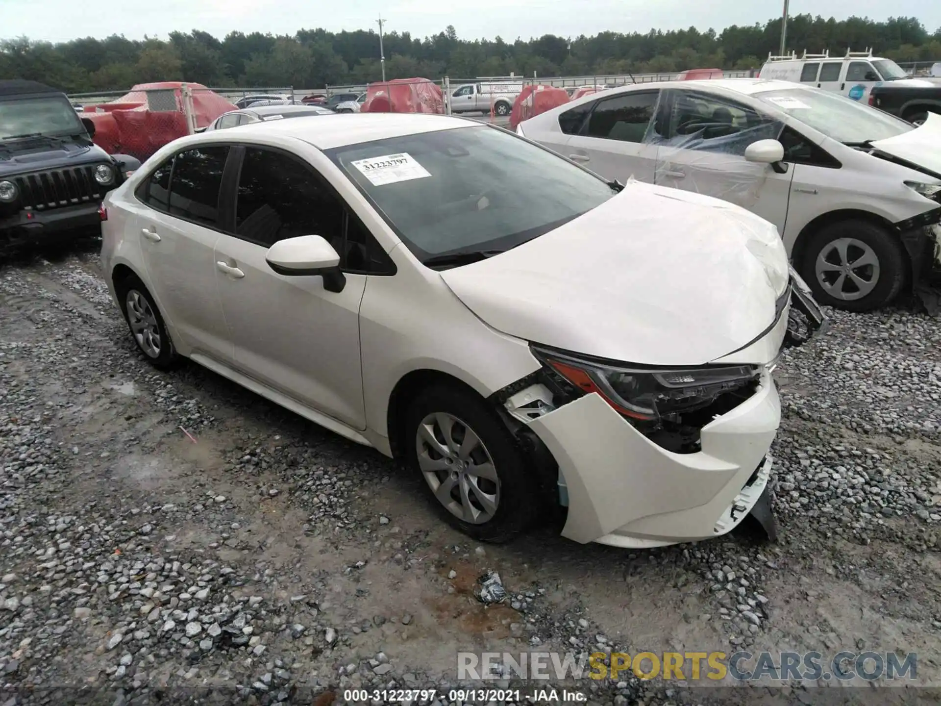 1 Photograph of a damaged car JTDEPMAEXMJ165492 TOYOTA COROLLA 2021