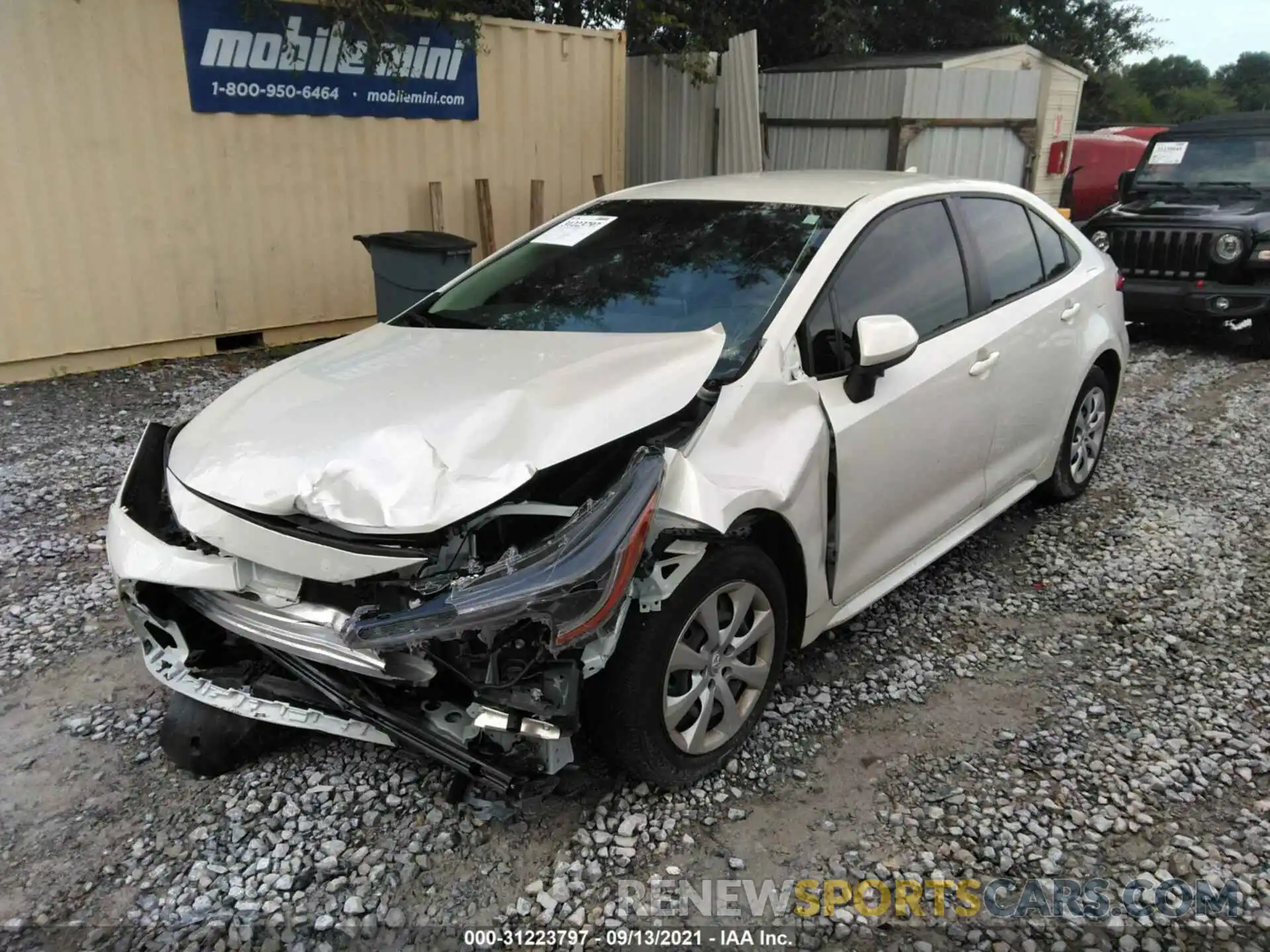 2 Photograph of a damaged car JTDEPMAEXMJ165492 TOYOTA COROLLA 2021