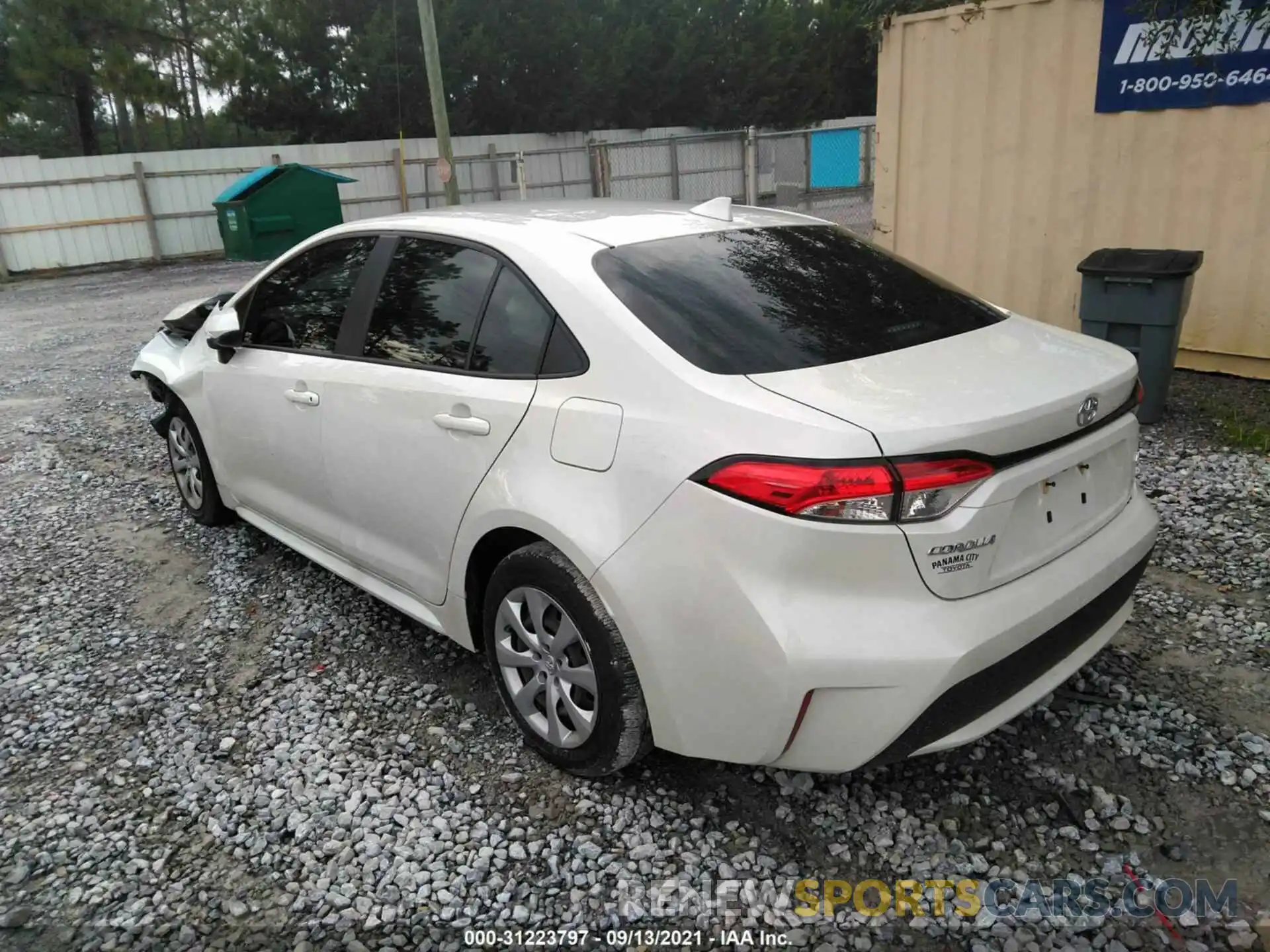 3 Photograph of a damaged car JTDEPMAEXMJ165492 TOYOTA COROLLA 2021