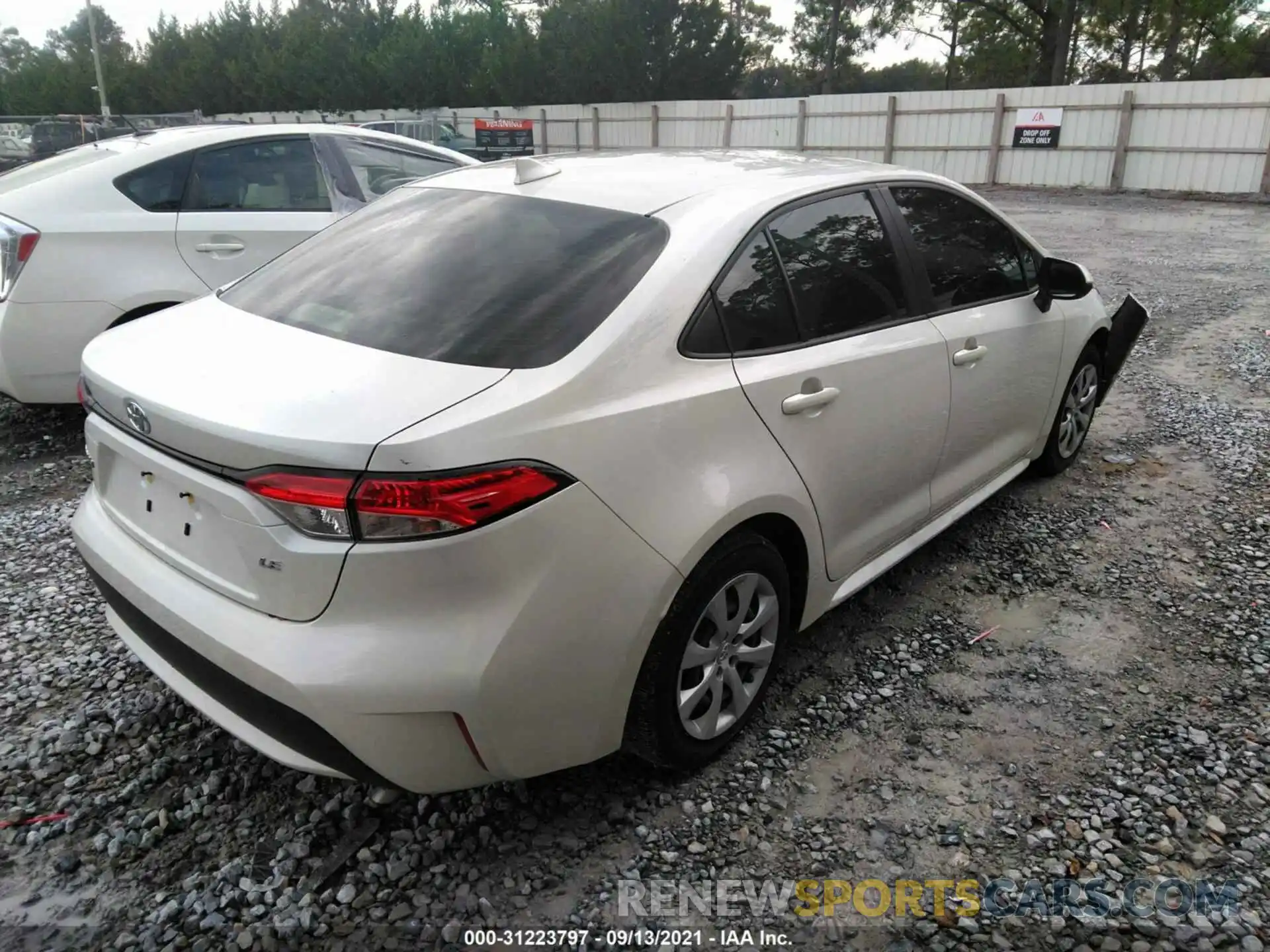 4 Photograph of a damaged car JTDEPMAEXMJ165492 TOYOTA COROLLA 2021