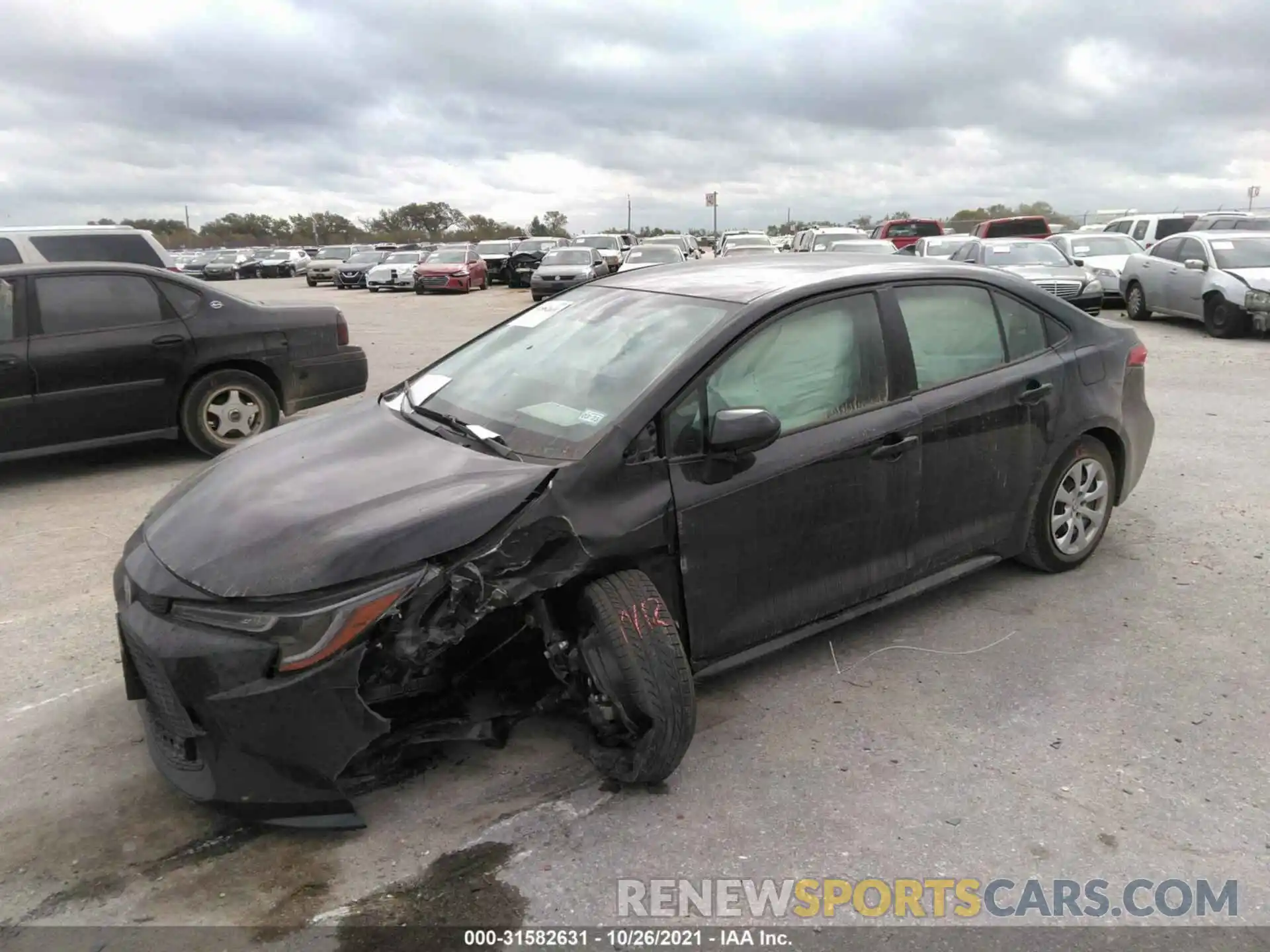 2 Photograph of a damaged car JTDEPMAEXMJ165749 TOYOTA COROLLA 2021