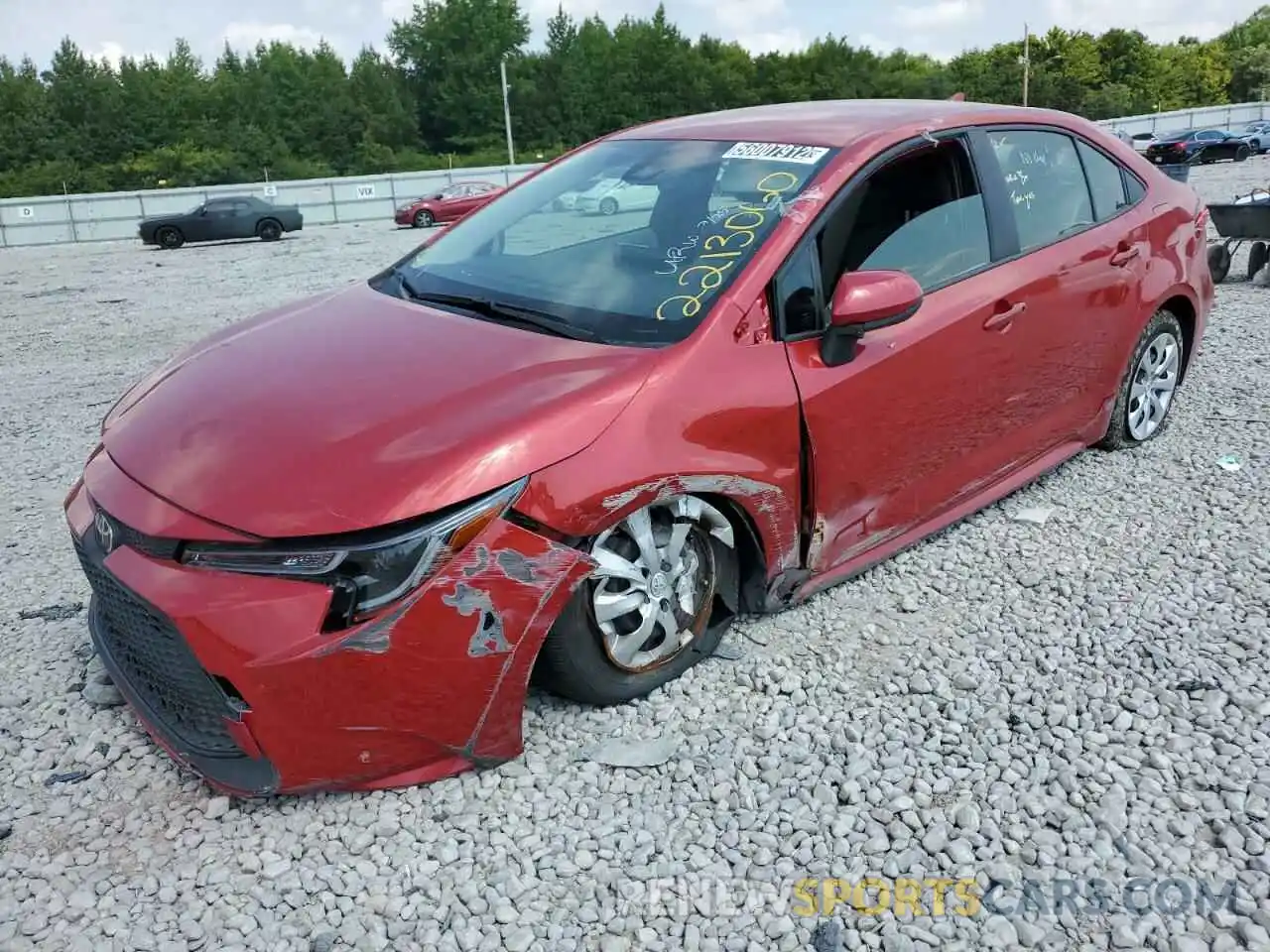 2 Photograph of a damaged car JTDEPMAEXMJ167095 TOYOTA COROLLA 2021