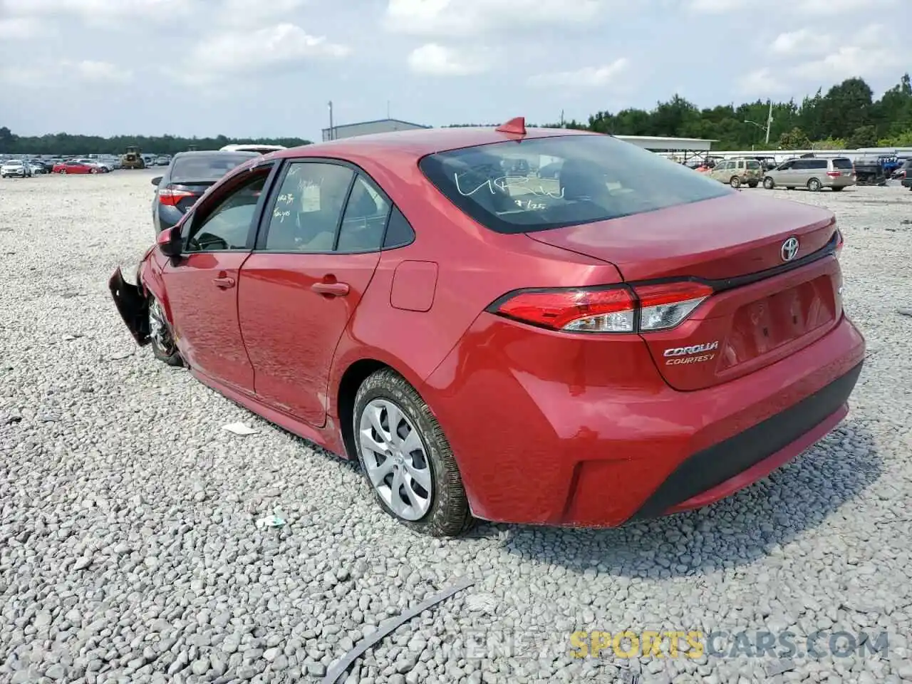 3 Photograph of a damaged car JTDEPMAEXMJ167095 TOYOTA COROLLA 2021