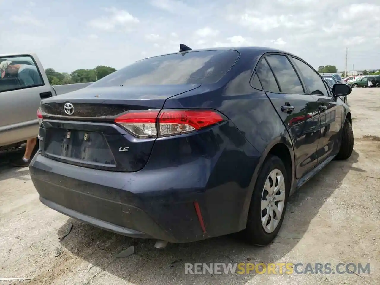 4 Photograph of a damaged car JTDEPMAEXMJ168425 TOYOTA COROLLA 2021