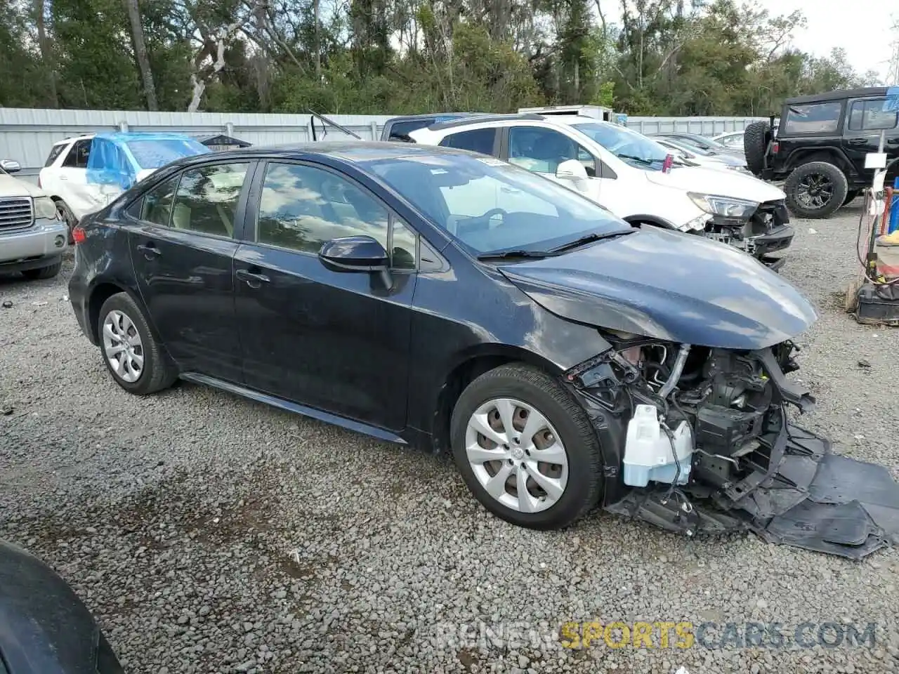 4 Photograph of a damaged car JTDEPMAEXMJ168456 TOYOTA COROLLA 2021