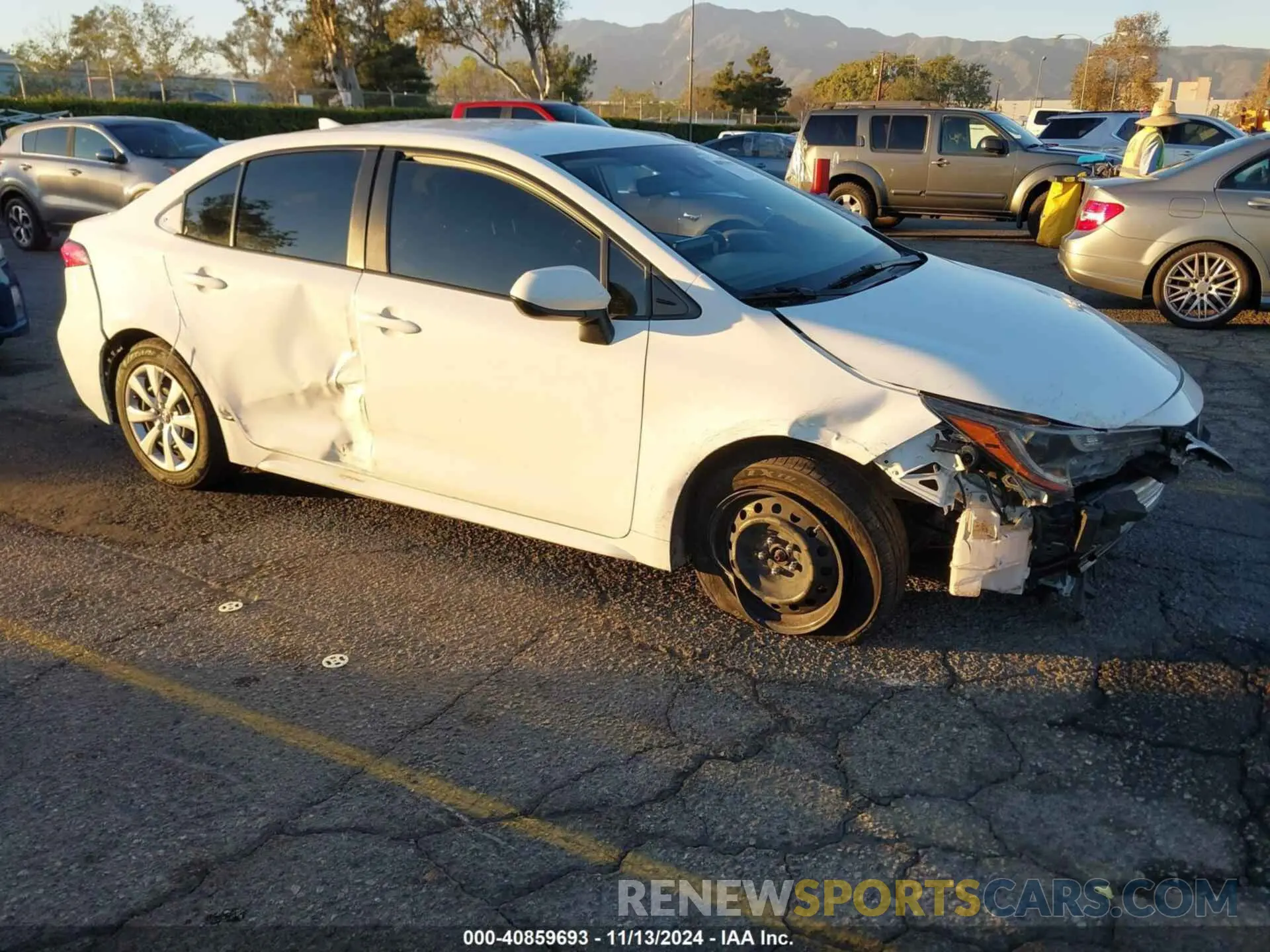 1 Photograph of a damaged car JTDEPMAEXMJ168554 TOYOTA COROLLA 2021