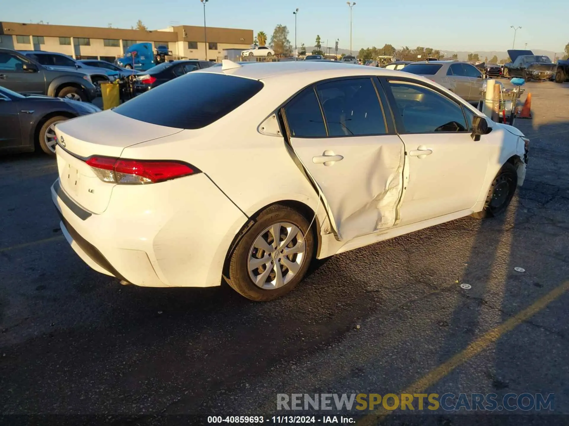 4 Photograph of a damaged car JTDEPMAEXMJ168554 TOYOTA COROLLA 2021