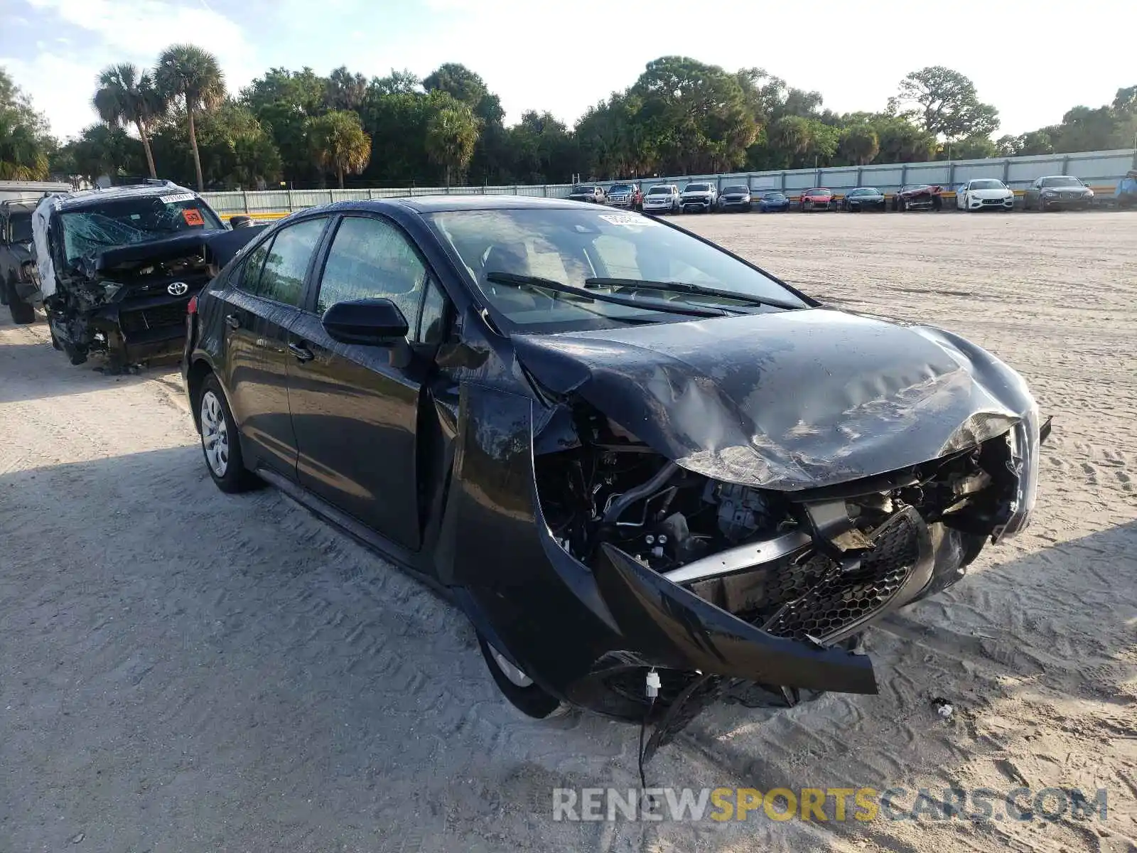 1 Photograph of a damaged car JTDEPMAEXMJ169056 TOYOTA COROLLA 2021